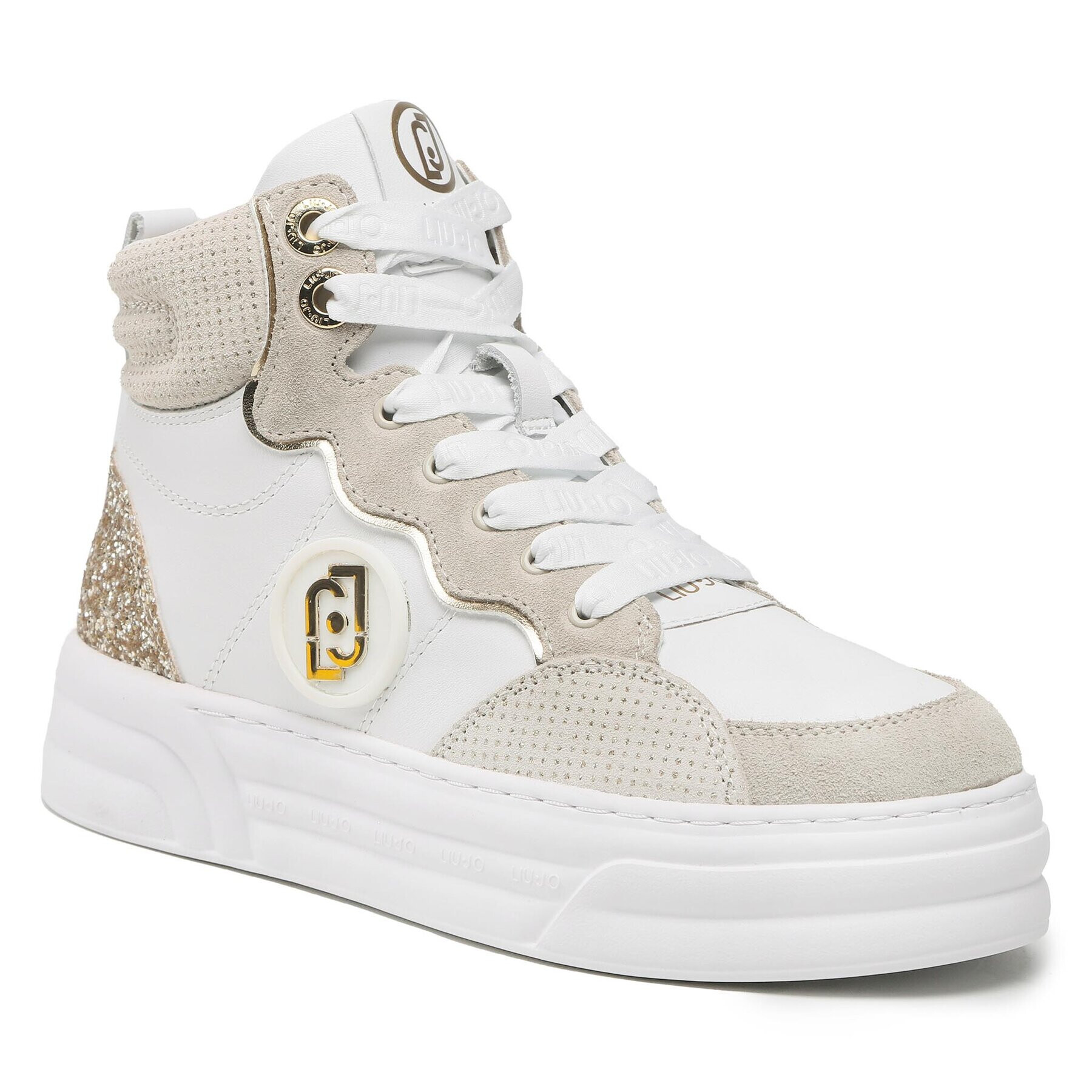 Liu Jo Sneakers Cleo 07 BF2079 PX106 Alb - Pled.ro