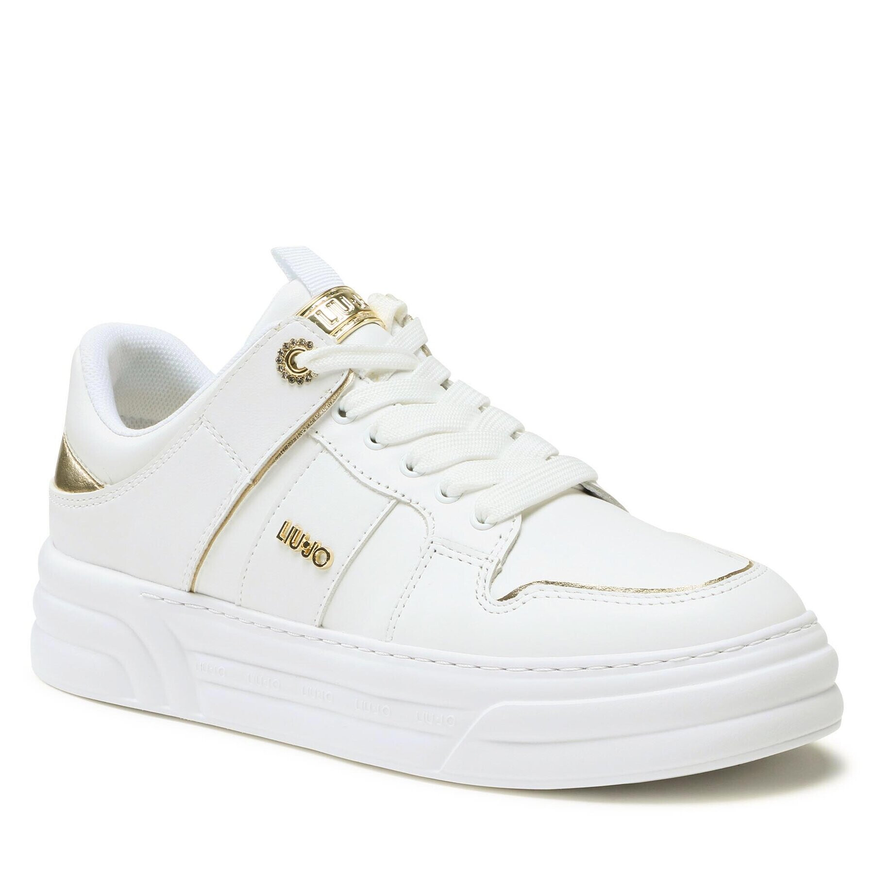 Liu Jo Sneakers Cleo 10 BF3017 PX026 Alb - Pled.ro