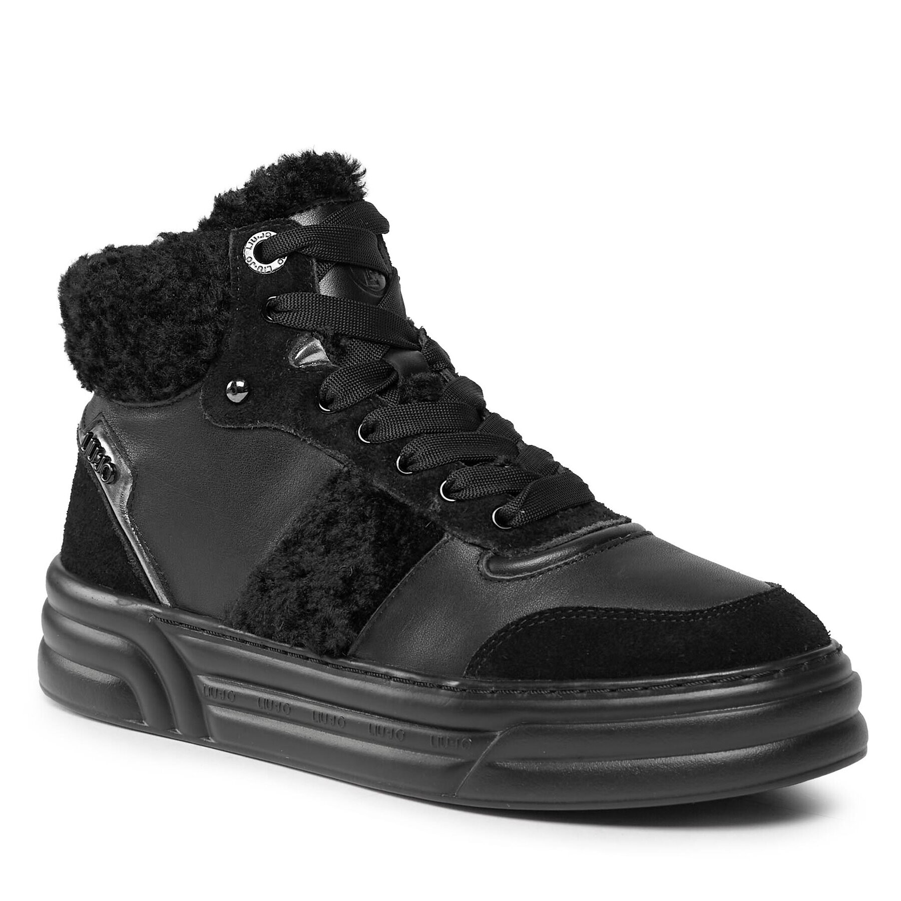 Liu Jo Sneakers Cleo 22 Warm BF3033 PX389 Negru - Pled.ro