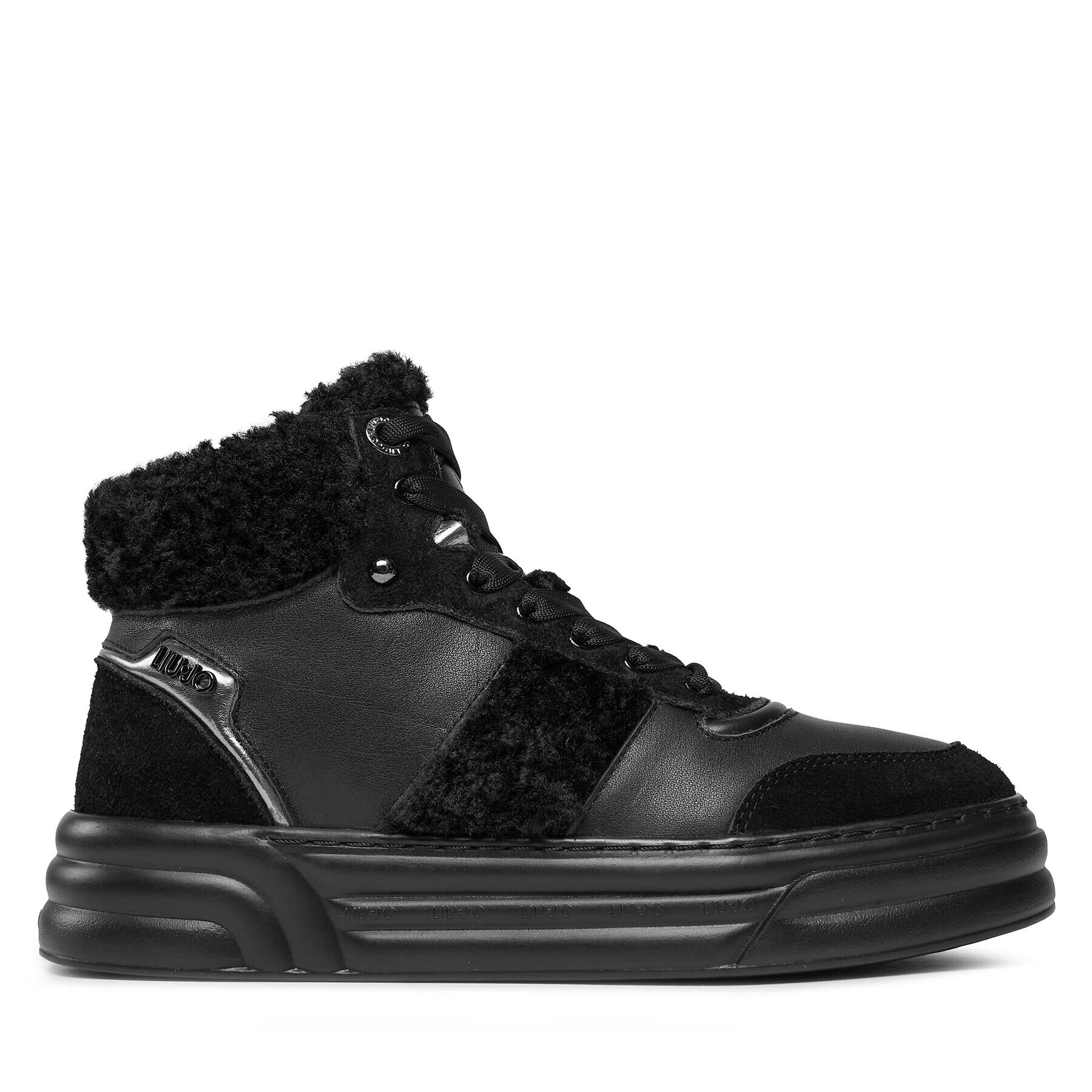 Liu Jo Sneakers Cleo 22 Warm BF3033 PX389 Negru - Pled.ro