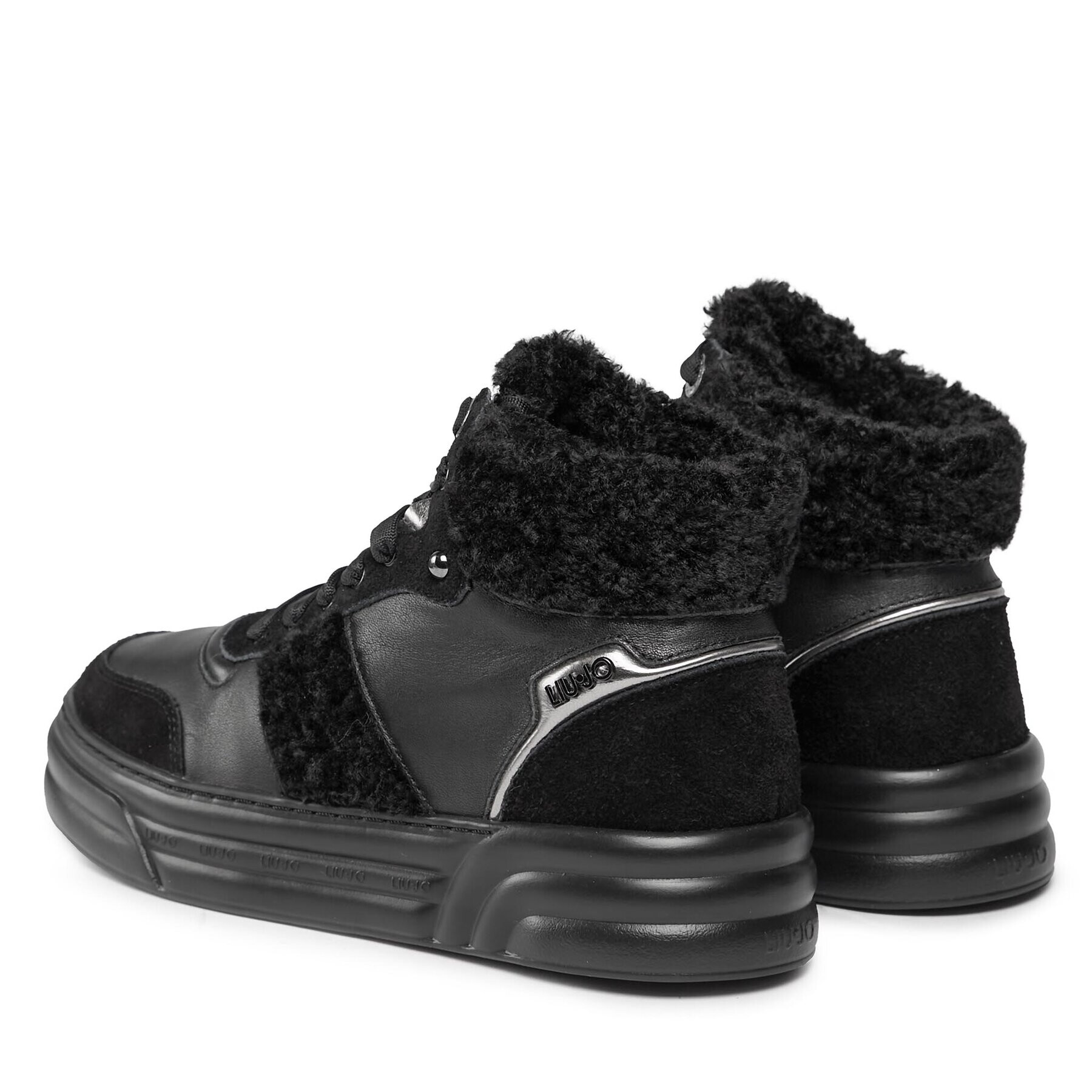 Liu Jo Sneakers Cleo 22 Warm BF3033 PX389 Negru - Pled.ro