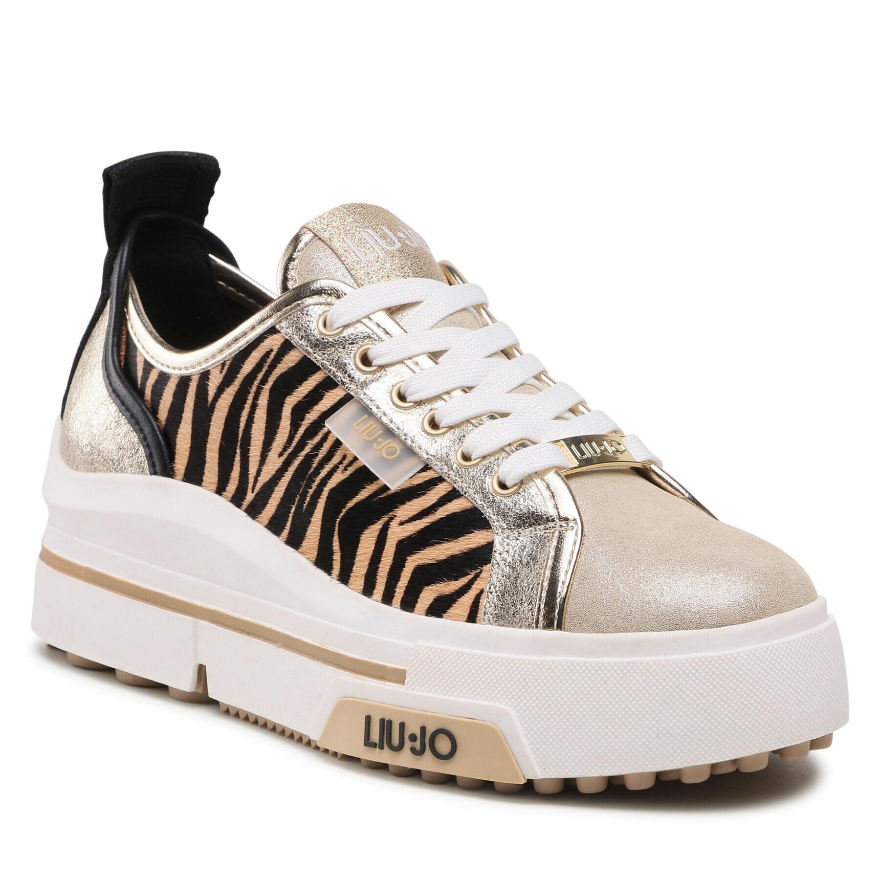 Liu Jo Sneakers Hero 08 BA2139 PX194 Auriu - Pled.ro