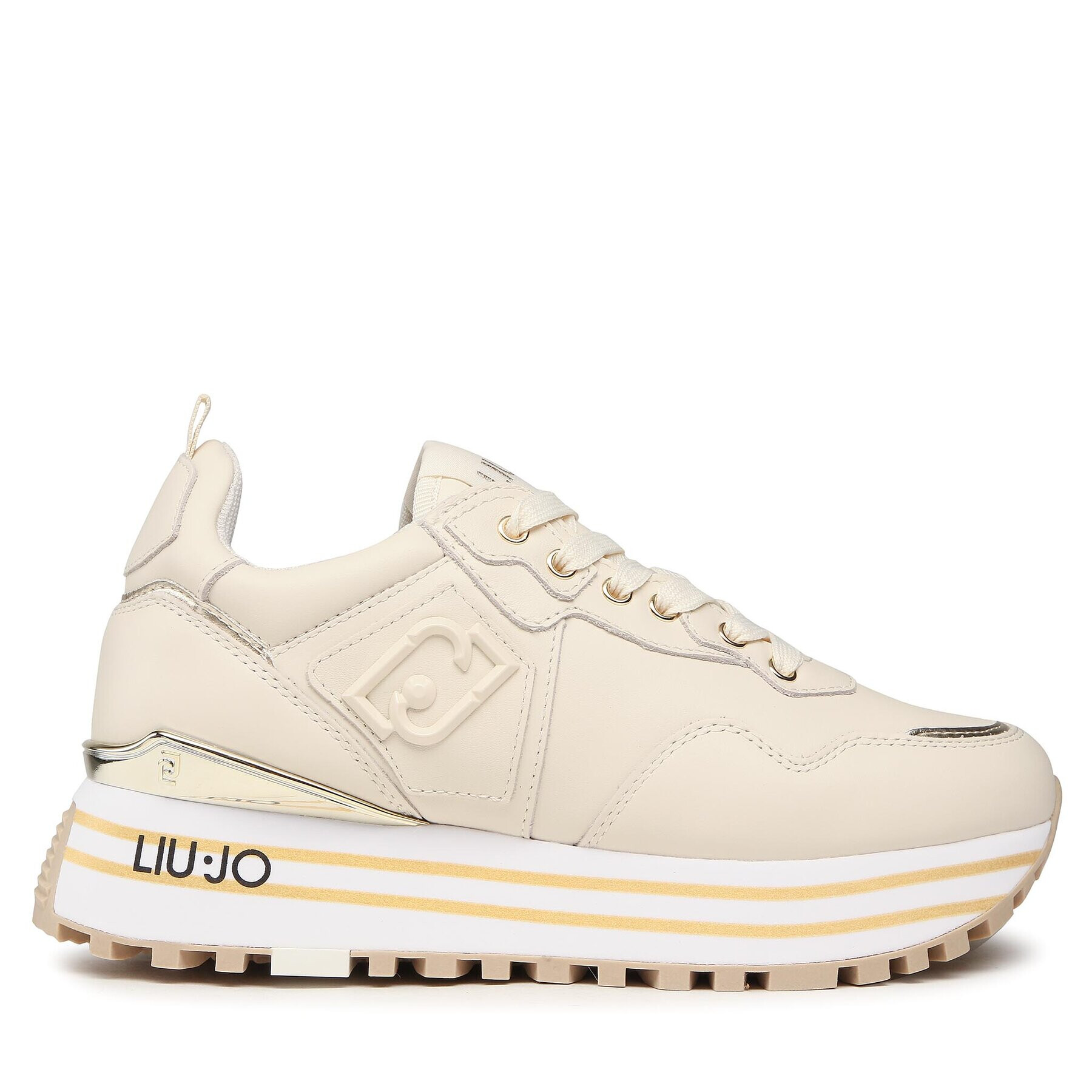 Liu Jo Sneakers Maxi Wonder 01 BA3013 P0102 Bej - Pled.ro