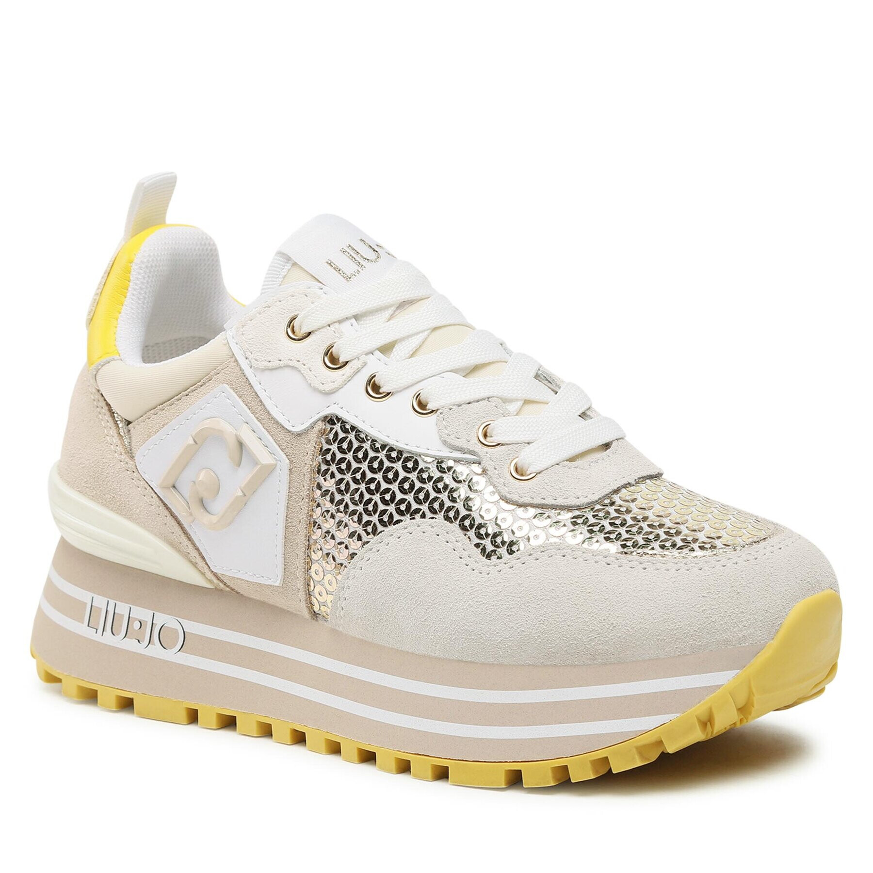 Liu Jo Sneakers Maxi Wonder 01 BA3013 PX343 Bej - Pled.ro