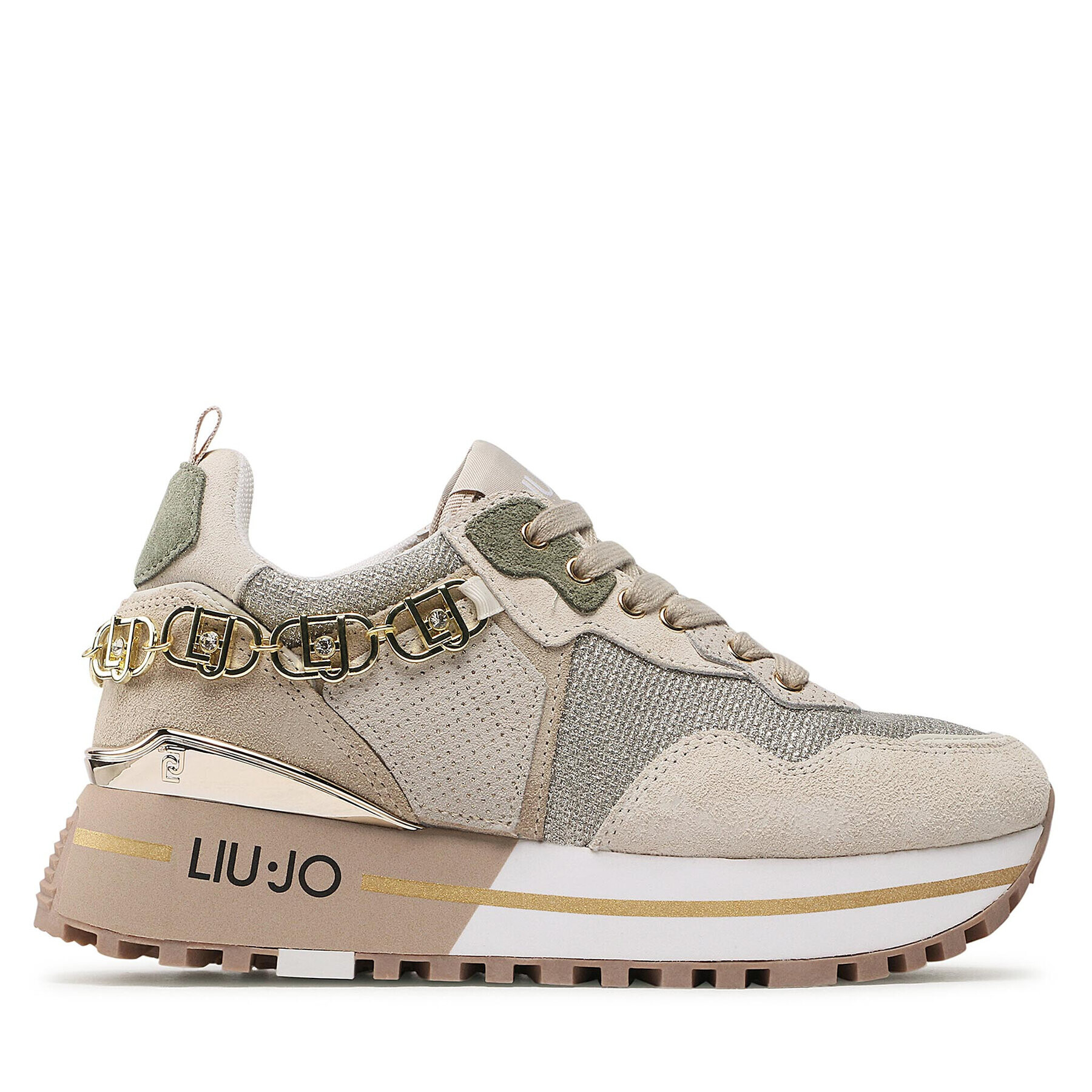 Liu Jo Sneakers Maxi Wonder 01 BF2095 PX239 Bej - Pled.ro