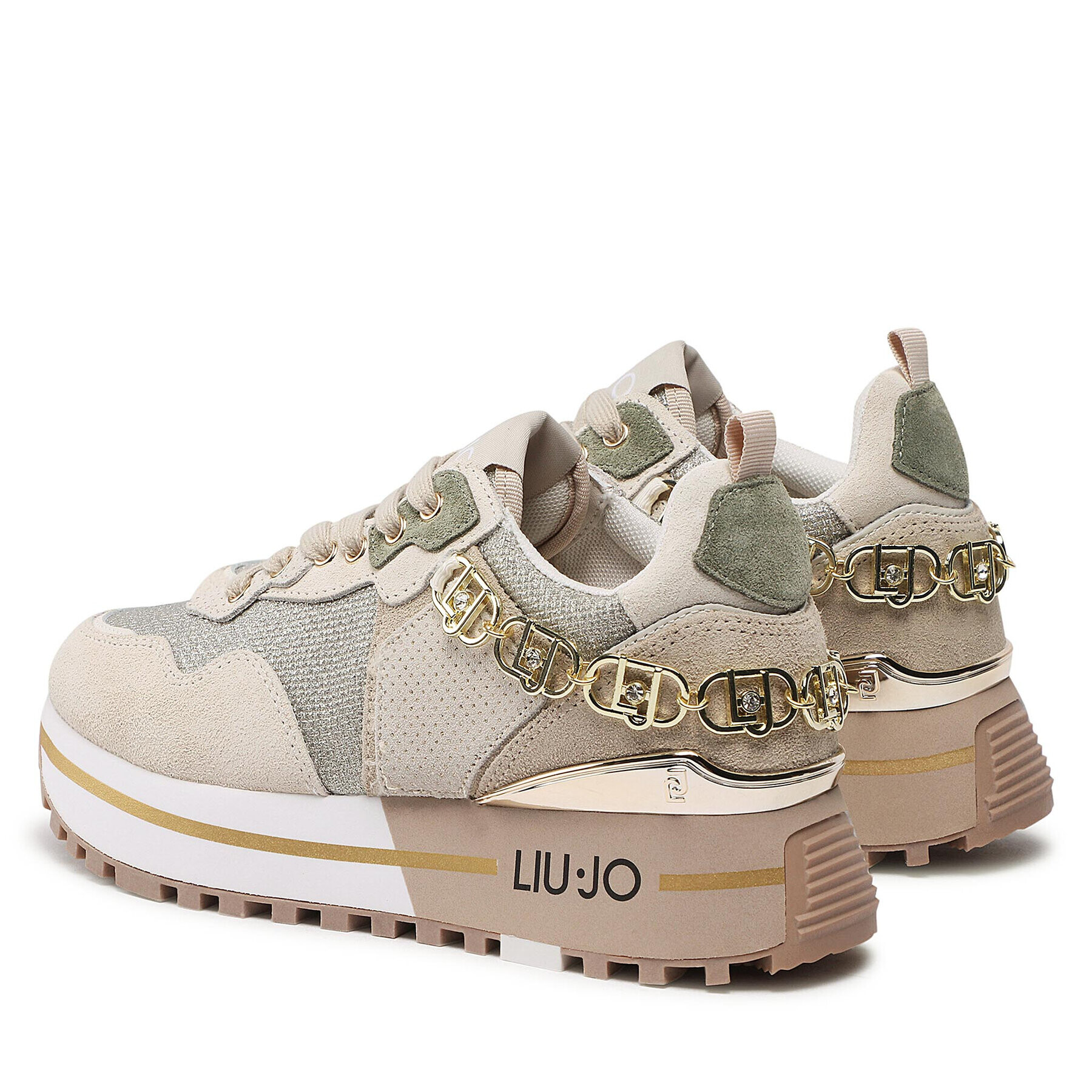 Liu Jo Sneakers Maxi Wonder 01 BF2095 PX239 Bej - Pled.ro