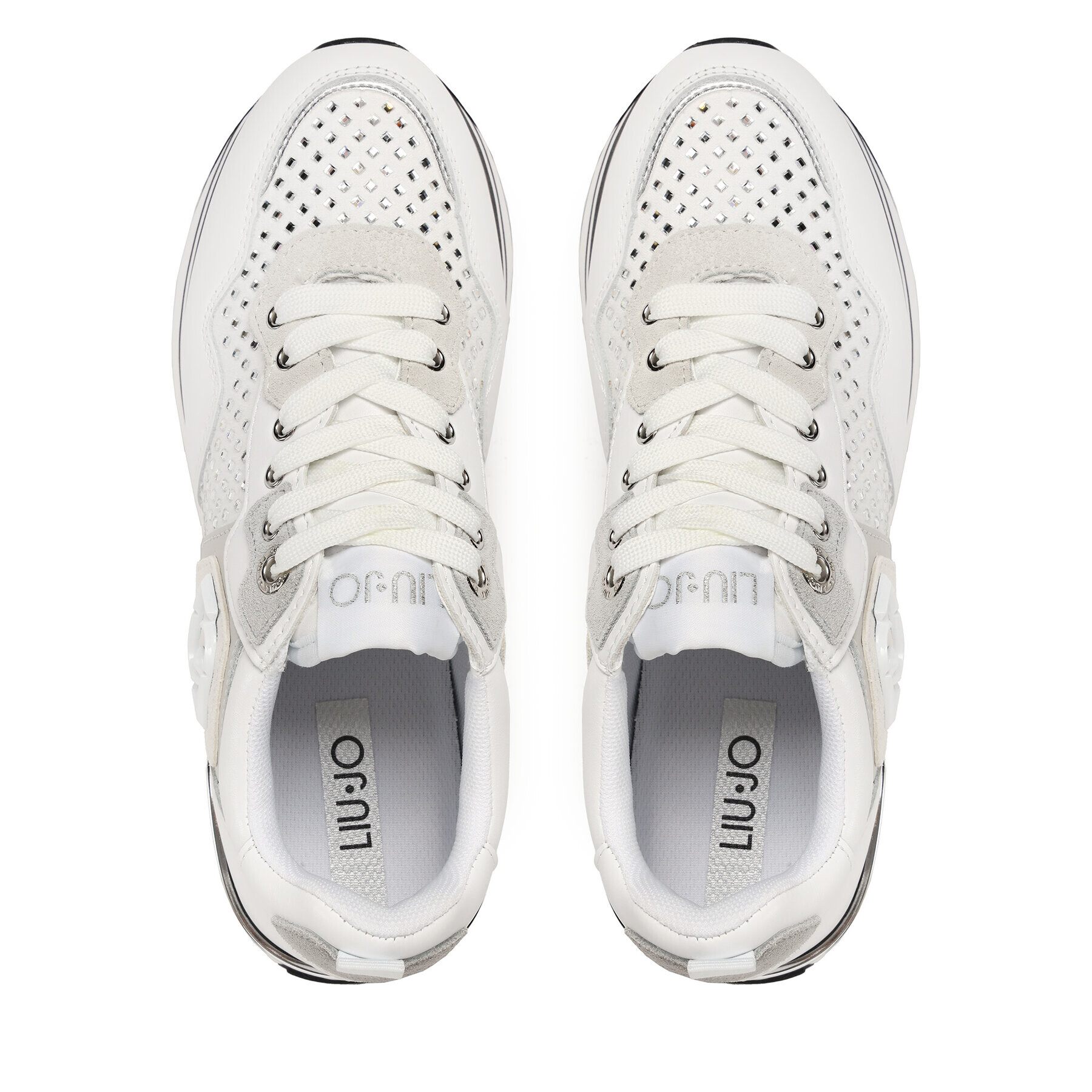 Liu Jo Sneakers Maxi Wonder 01 BF3003 PX262 Alb - Pled.ro