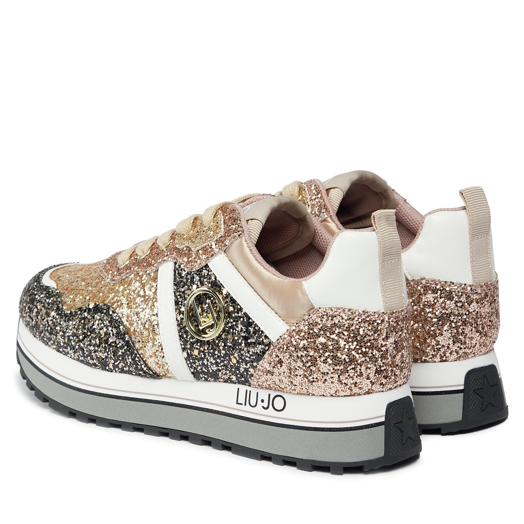 Liu Jo Sneakers Maxi Wonder 604 4F3301 TX007 D Auriu - Pled.ro