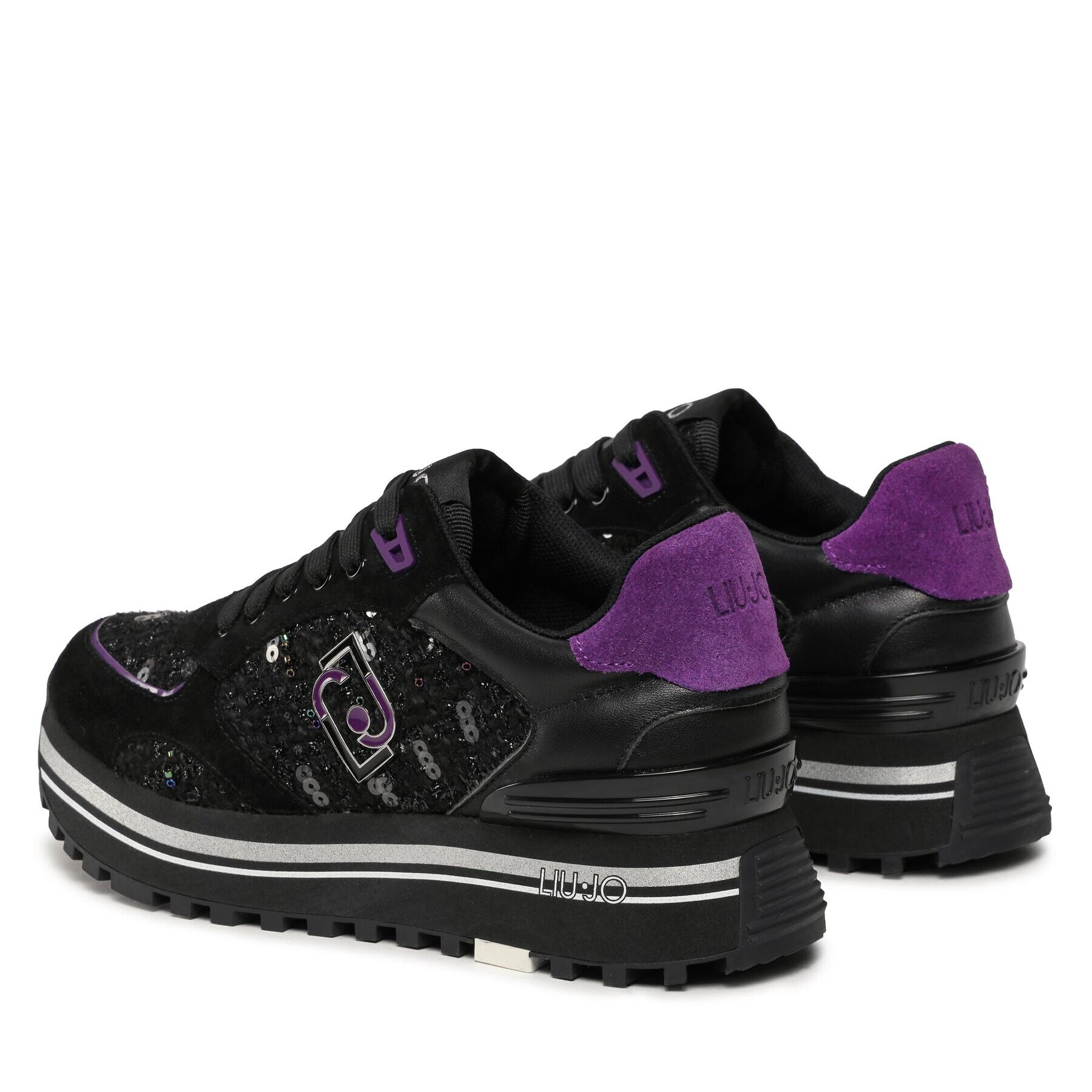 Liu Jo Sneakers Maxi Wonder 61 BF3091 PX065 Negru - Pled.ro