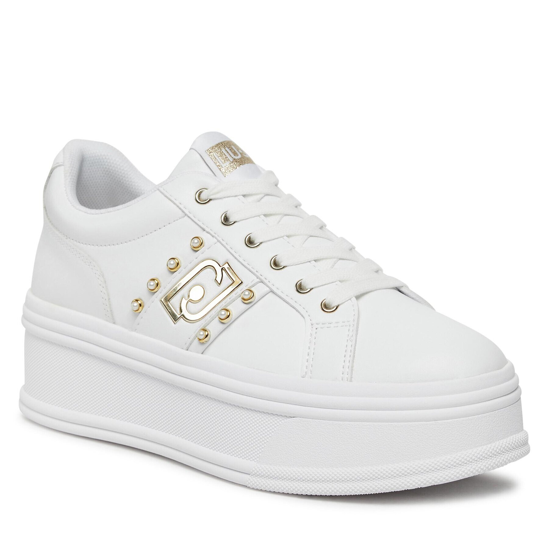 Liu Jo Sneakers Selma 04 BF3143 P0102 Alb - Pled.ro