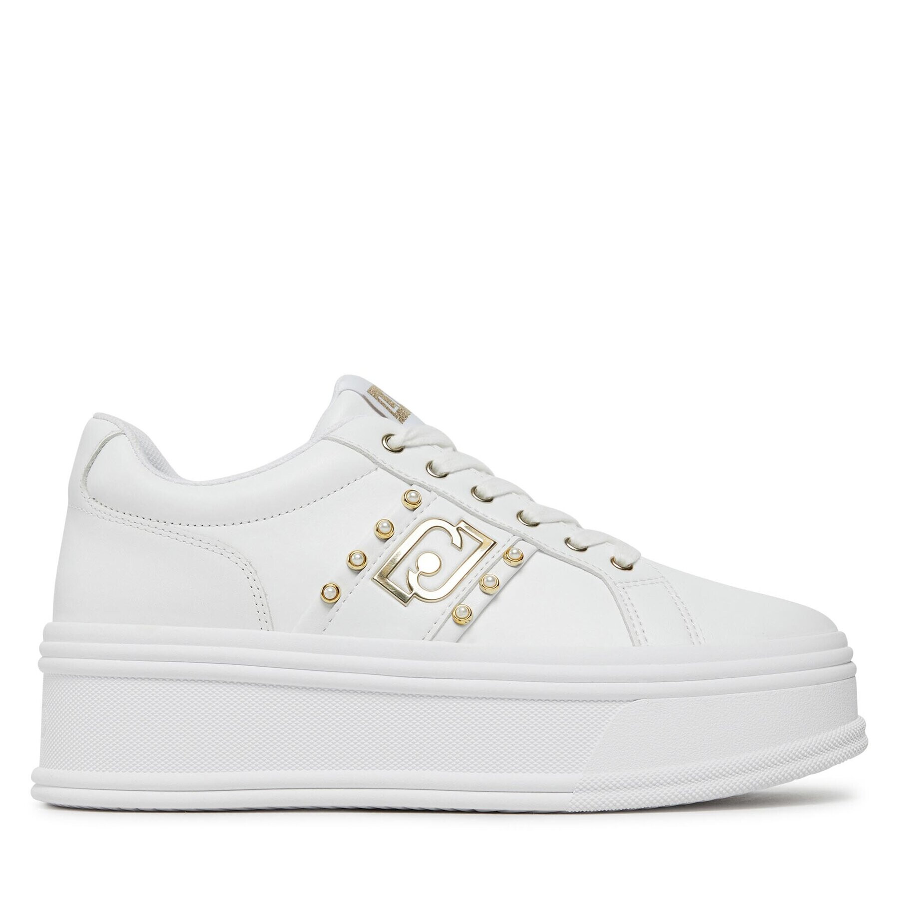 Liu Jo Sneakers Selma 04 BF3143 P0102 Alb - Pled.ro