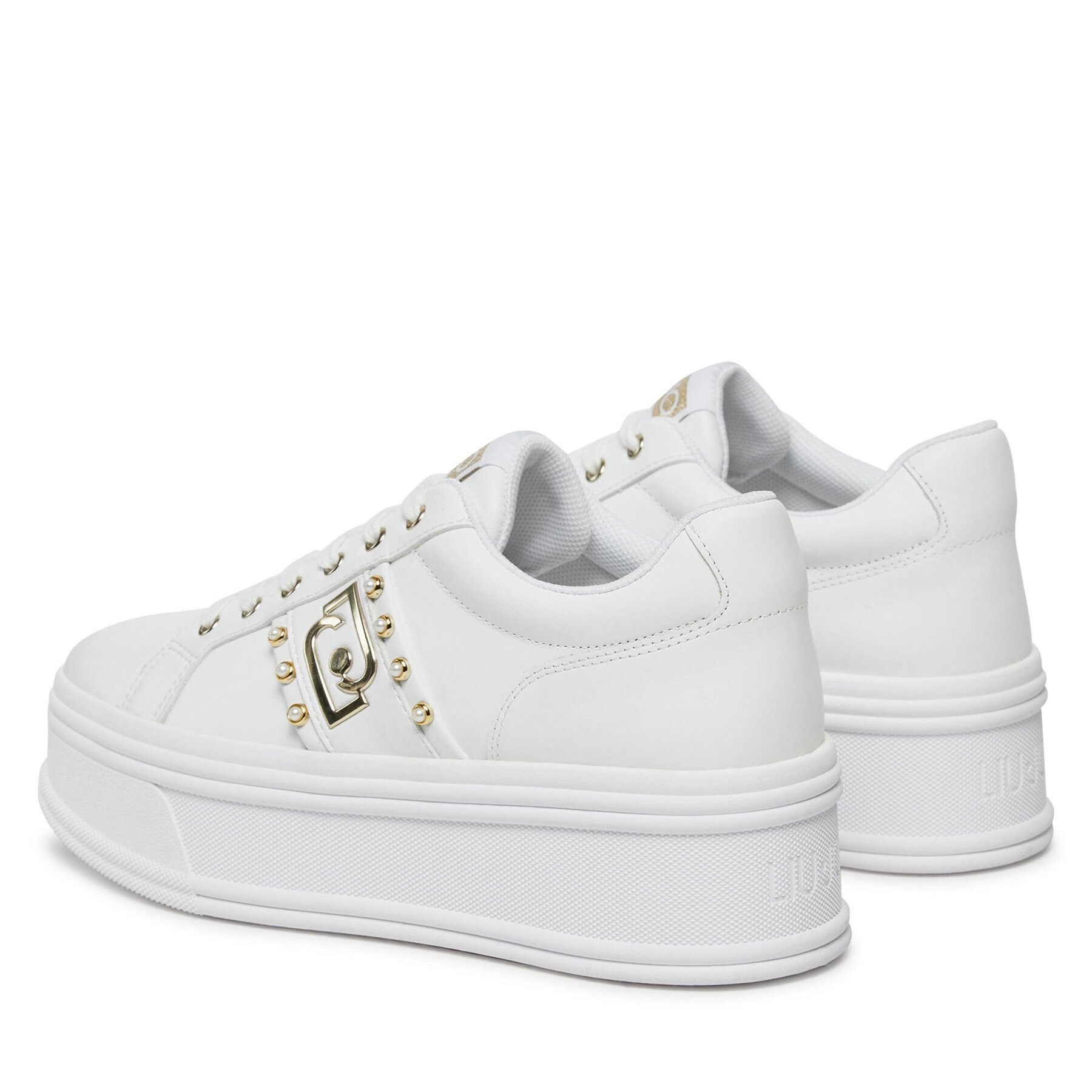 Liu Jo Sneakers Selma 04 BF3143 P0102 Alb - Pled.ro