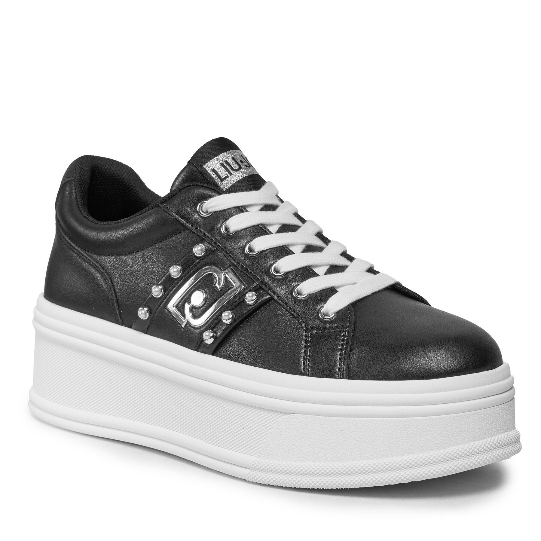 Liu Jo Sneakers Selma 04 BF3143 P0102 Negru - Pled.ro