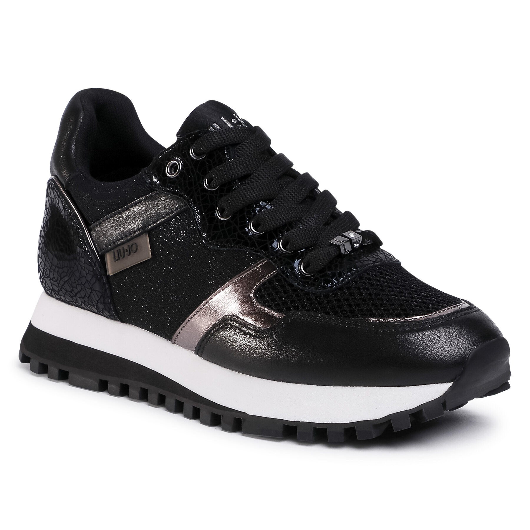 Liu Jo Sneakers Wonder 2.0 BF0039 PX101 Negru - Pled.ro