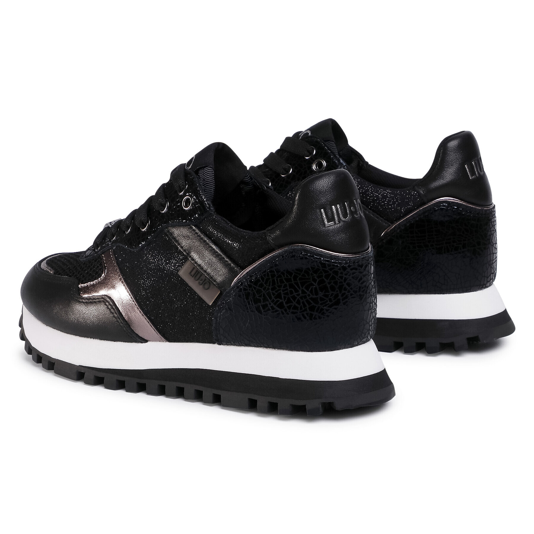 Liu Jo Sneakers Wonder 2.0 BF0039 PX101 Negru - Pled.ro