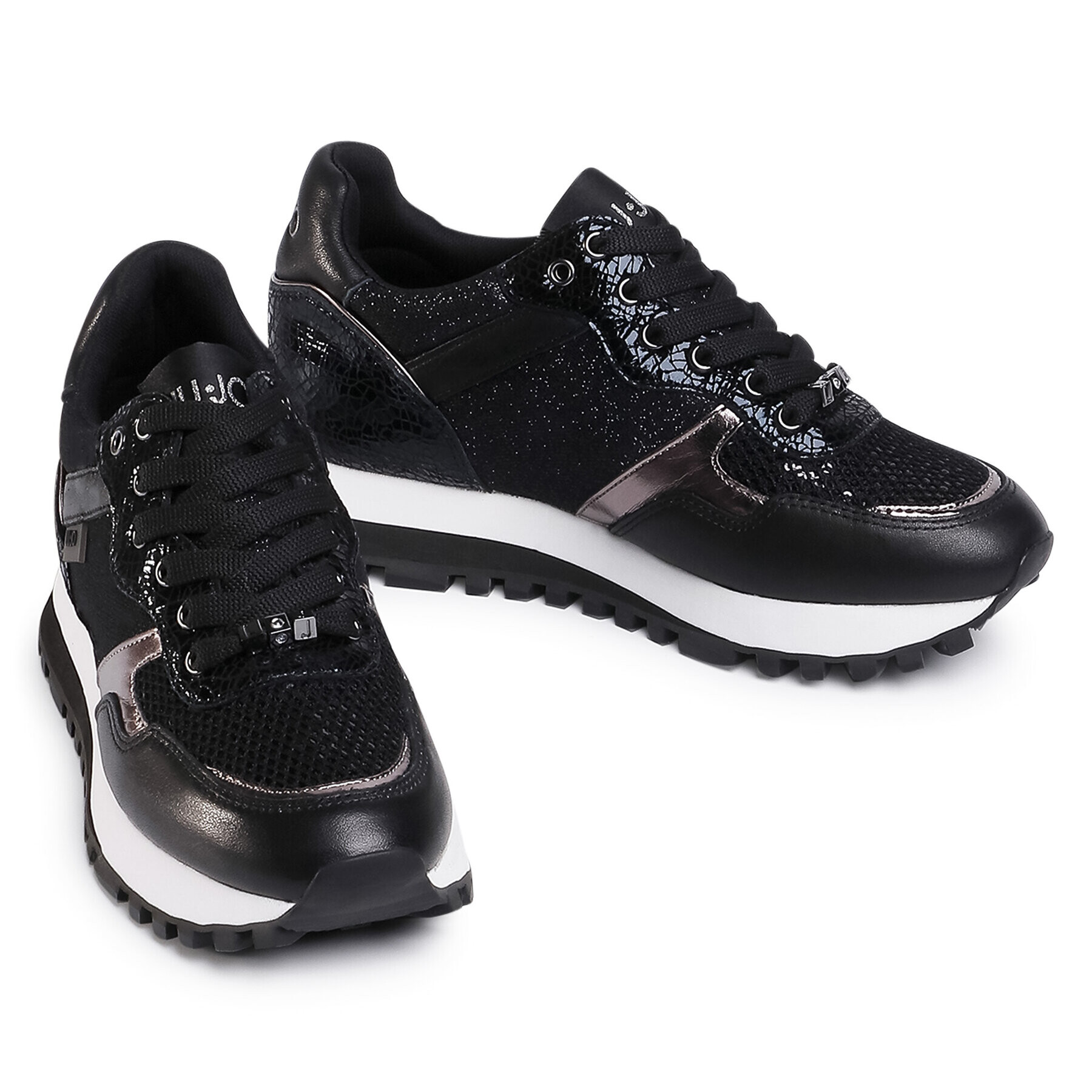 Liu Jo Sneakers Wonder 2.0 BF0039 PX101 Negru - Pled.ro