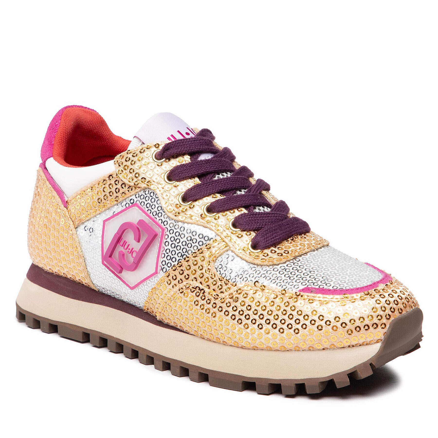 Liu Jo Sneakers Wonder 25 BF2067 TX055 Auriu - Pled.ro