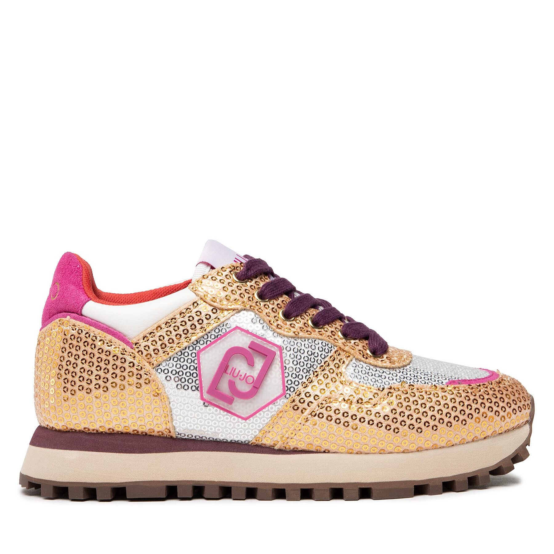 Liu Jo Sneakers Wonder 25 BF2067 TX055 Auriu - Pled.ro