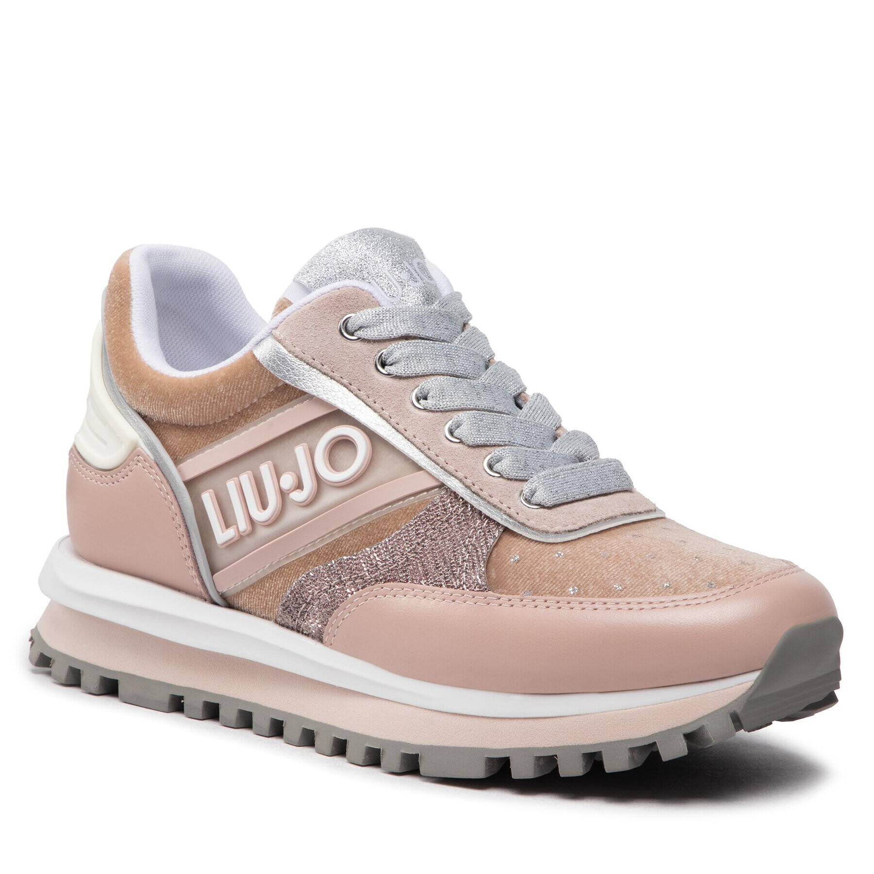 Liu Jo Sneakers Wonder Up 3 BF2059 PX304 Roz - Pled.ro