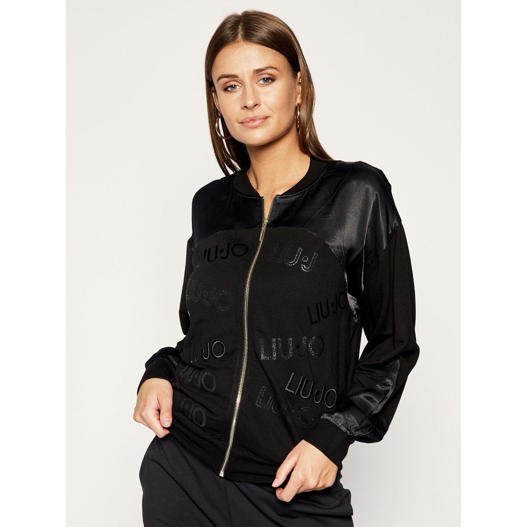 Liu Jo Sport Bluză TA0136 F0810 Negru Regular Fit - Pled.ro