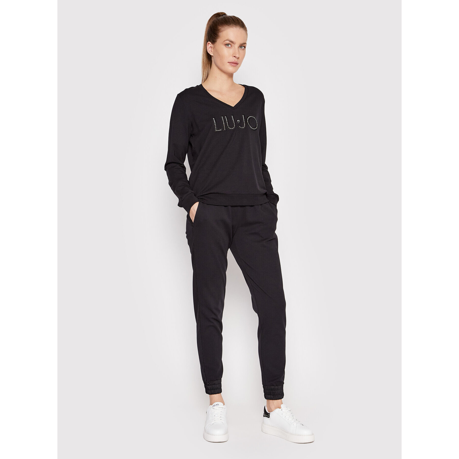 Liu Jo Sport Bluză TA2181 F0831 Negru Regular Fit - Pled.ro