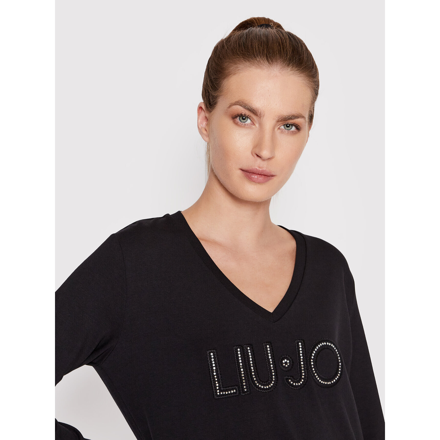 Liu Jo Sport Bluză TA2181 F0831 Negru Regular Fit - Pled.ro