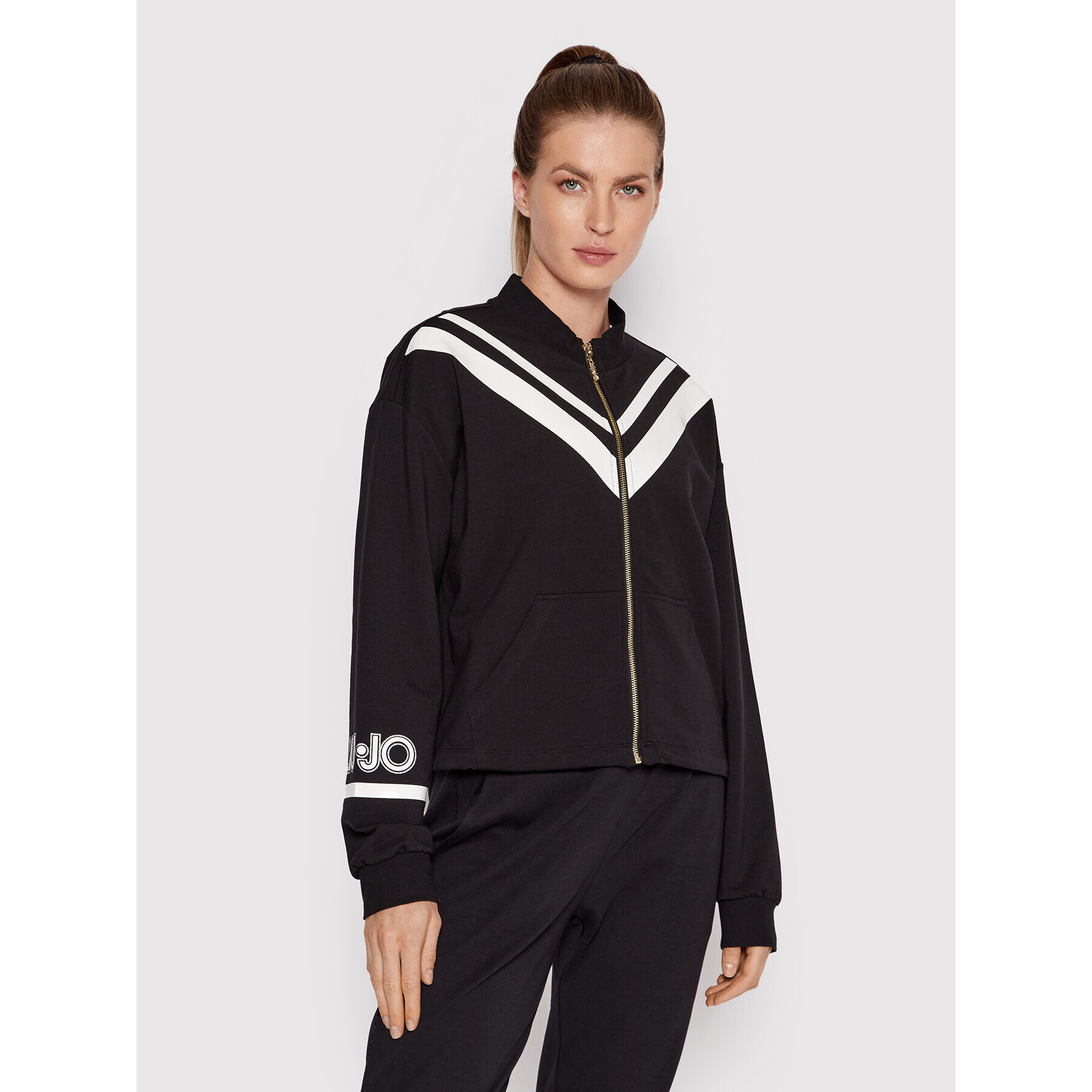 Liu Jo Sport Bluză TA2186 F0090 Negru Relaxed Fit - Pled.ro