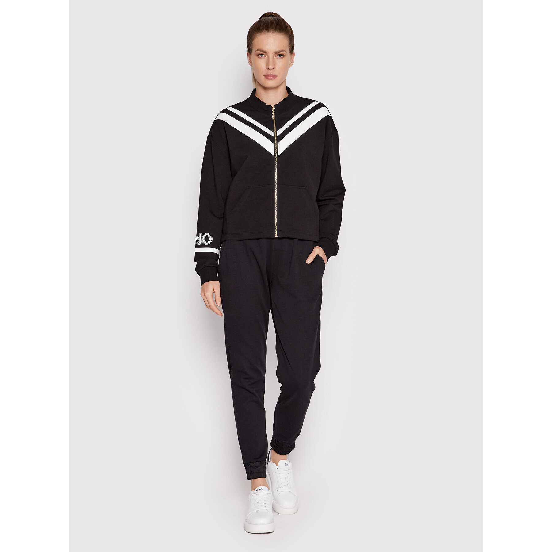 Liu Jo Sport Bluză TA2186 F0090 Negru Relaxed Fit - Pled.ro