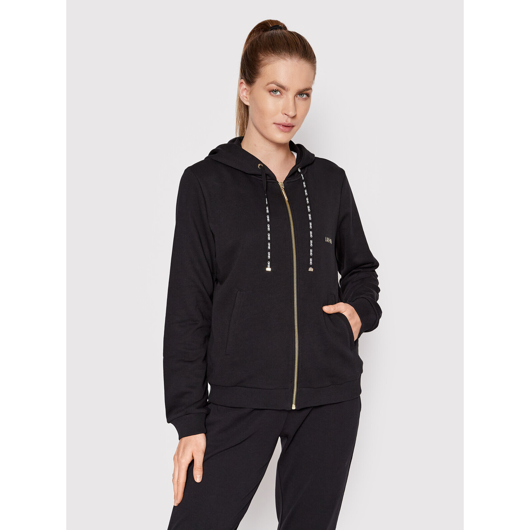 Liu Jo Sport Bluză TA2249 F0870 Negru Regular Fit - Pled.ro