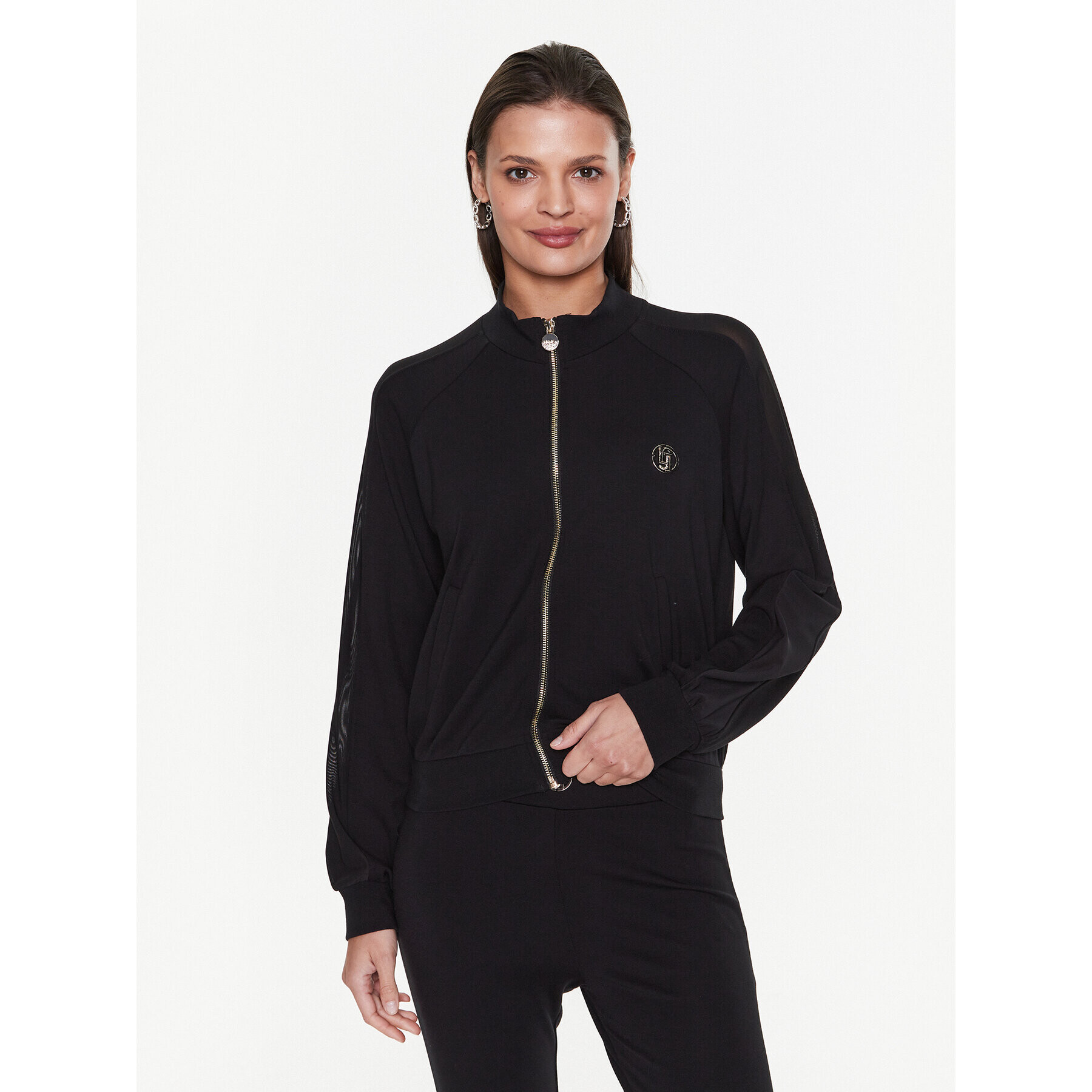 Liu Jo Sport Bluză TA3067 J6182 Negru Regular Fit - Pled.ro