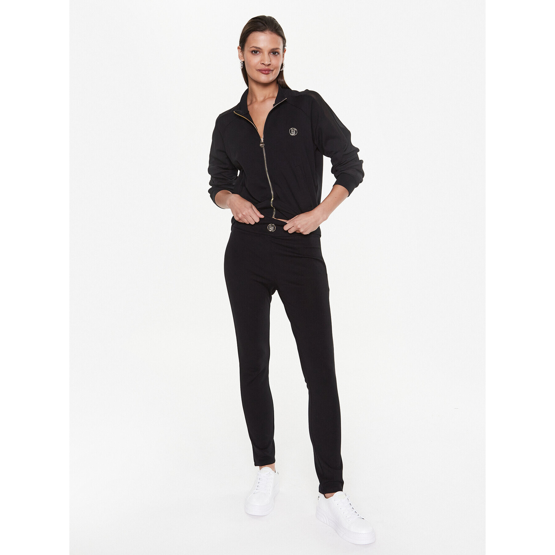 Liu Jo Sport Bluză TA3067 J6182 Negru Regular Fit - Pled.ro