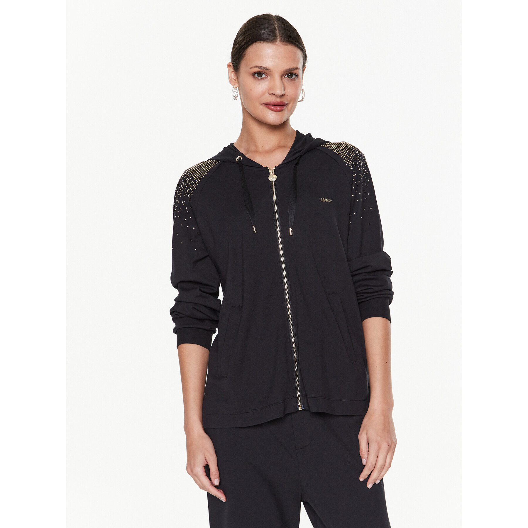 Liu Jo Sport Bluză TA3212 J5942 Negru Regular Fit - Pled.ro