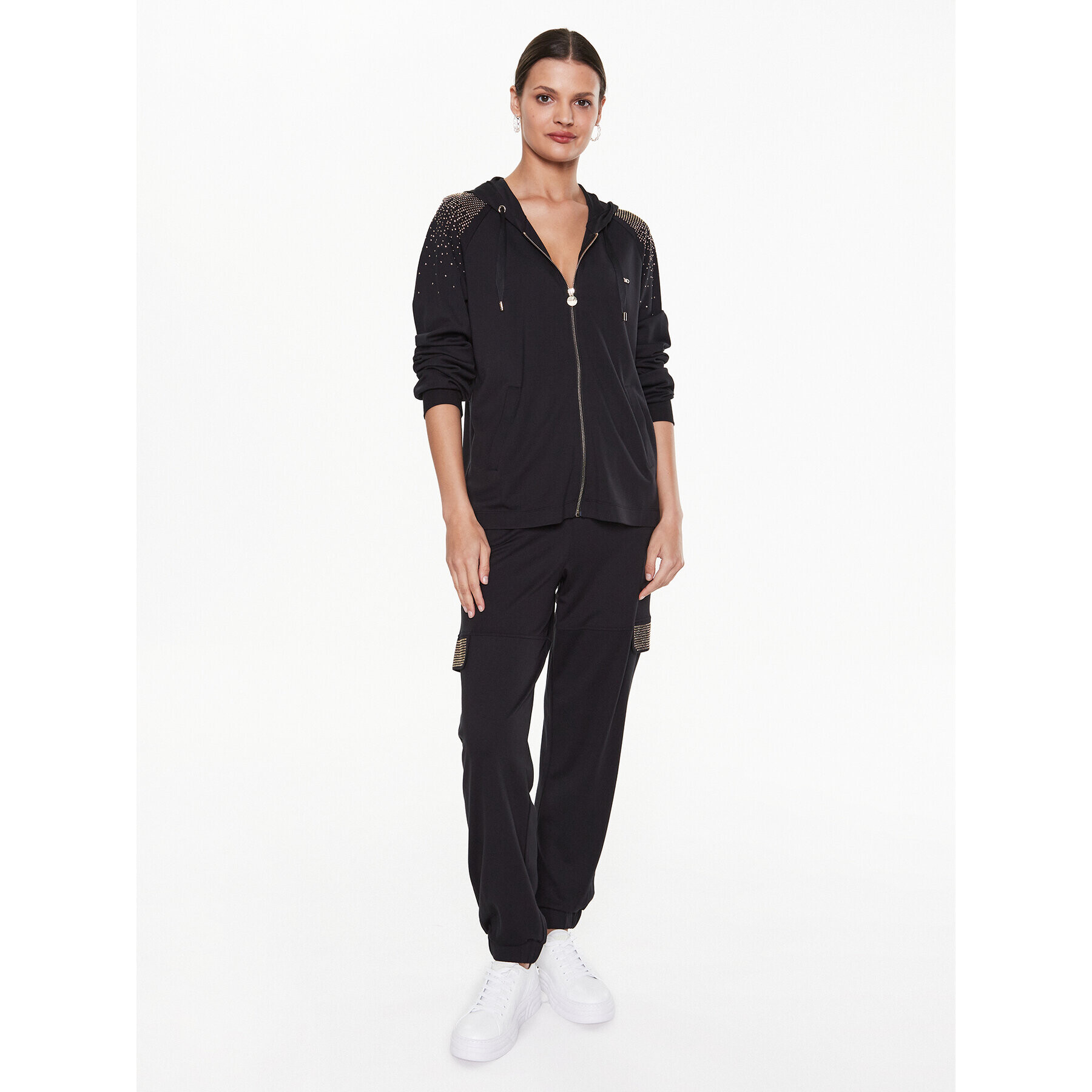 Liu Jo Sport Bluză TA3212 J5942 Negru Regular Fit - Pled.ro