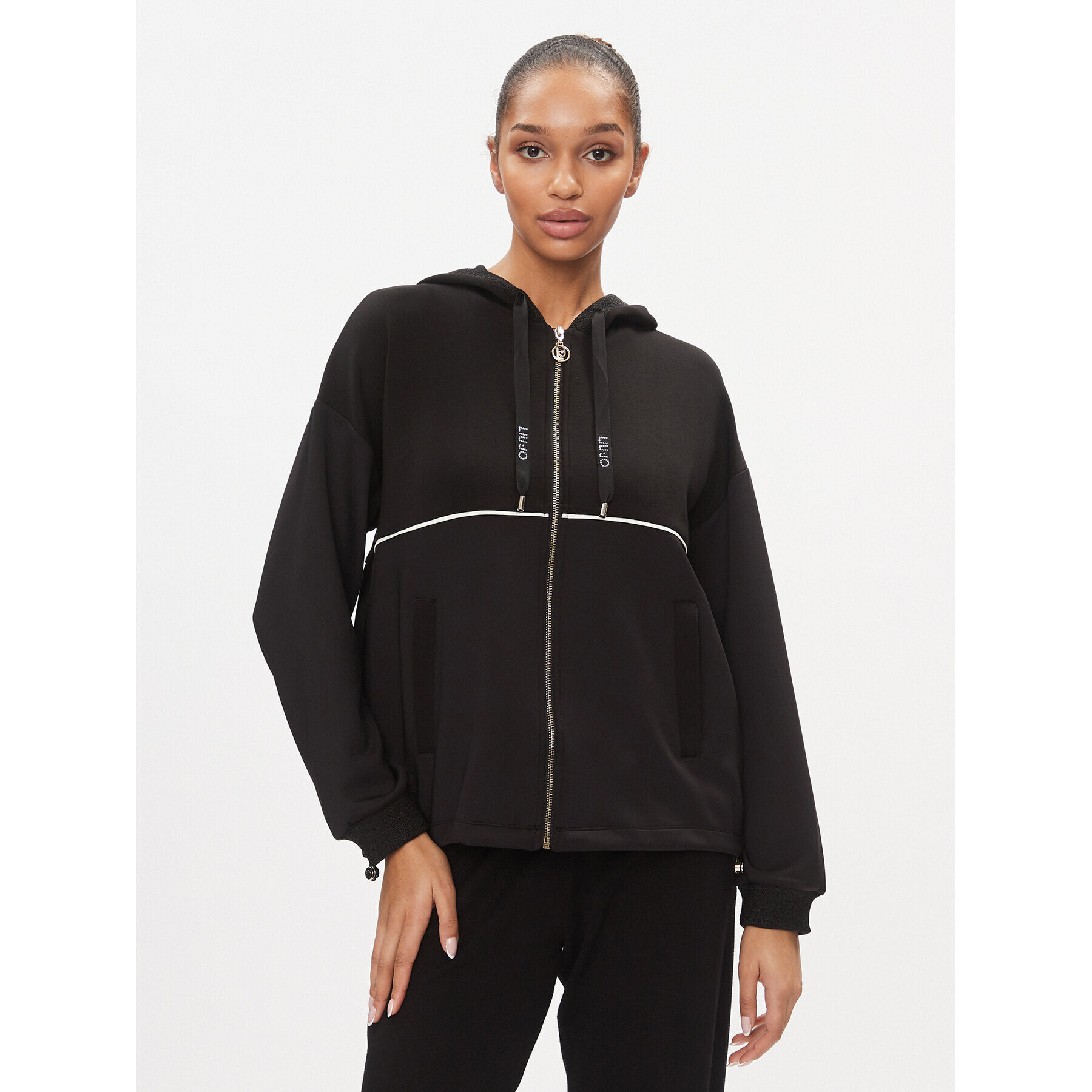 Liu Jo Sport Bluză TA4024 J4616 Negru Regular Fit - Pled.ro