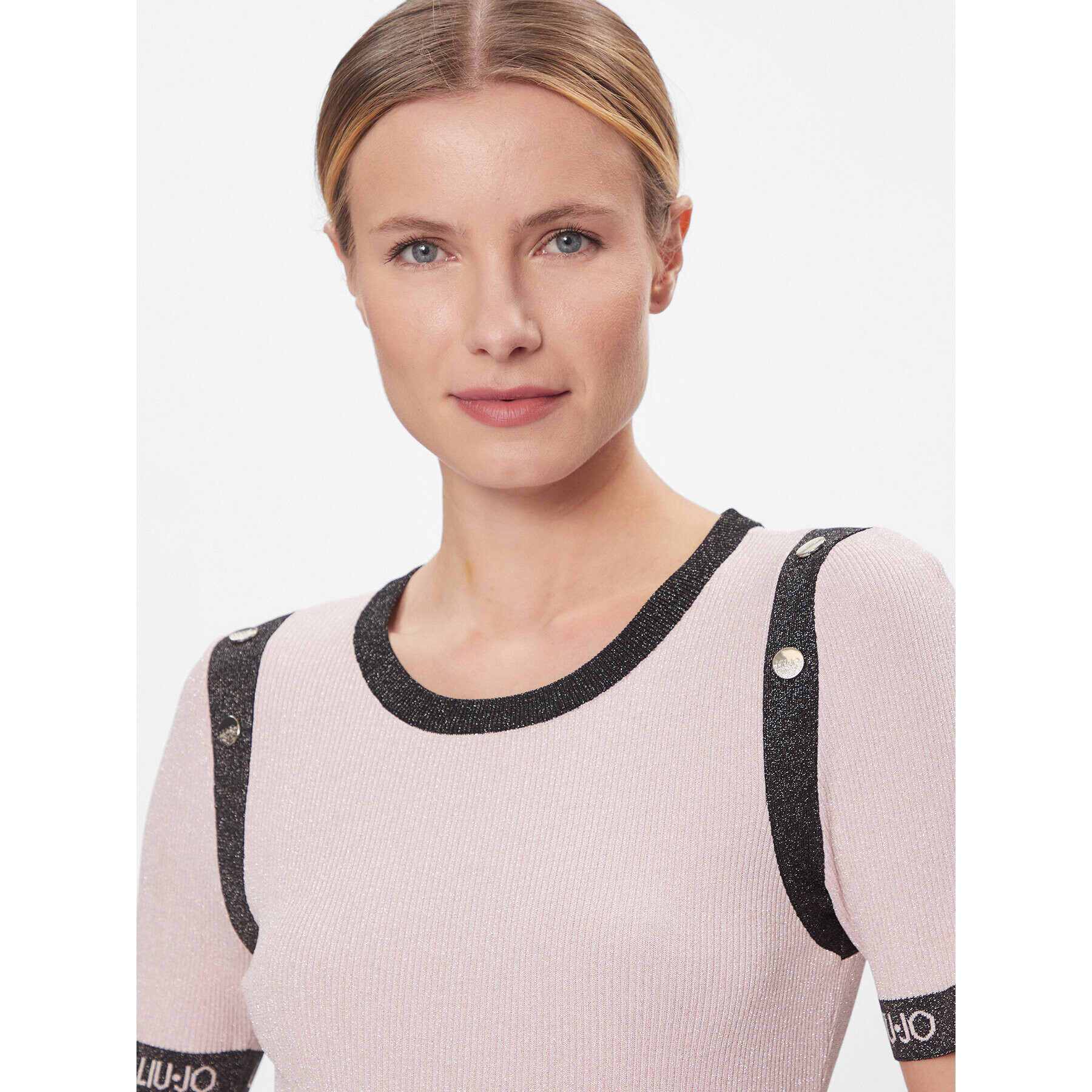 Liu Jo Sport Bluză TA4041 MS014 Roz Slim Fit - Pled.ro