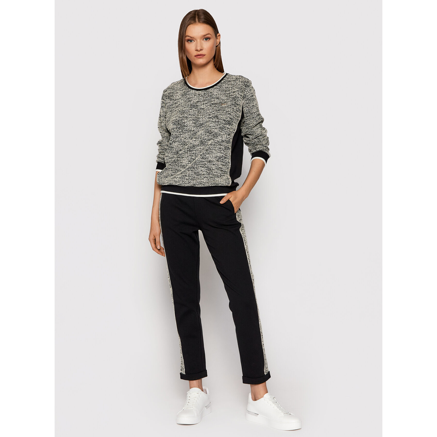 Liu Jo Sport Bluză TF1099 J6144 Negru Relaxed Fit - Pled.ro