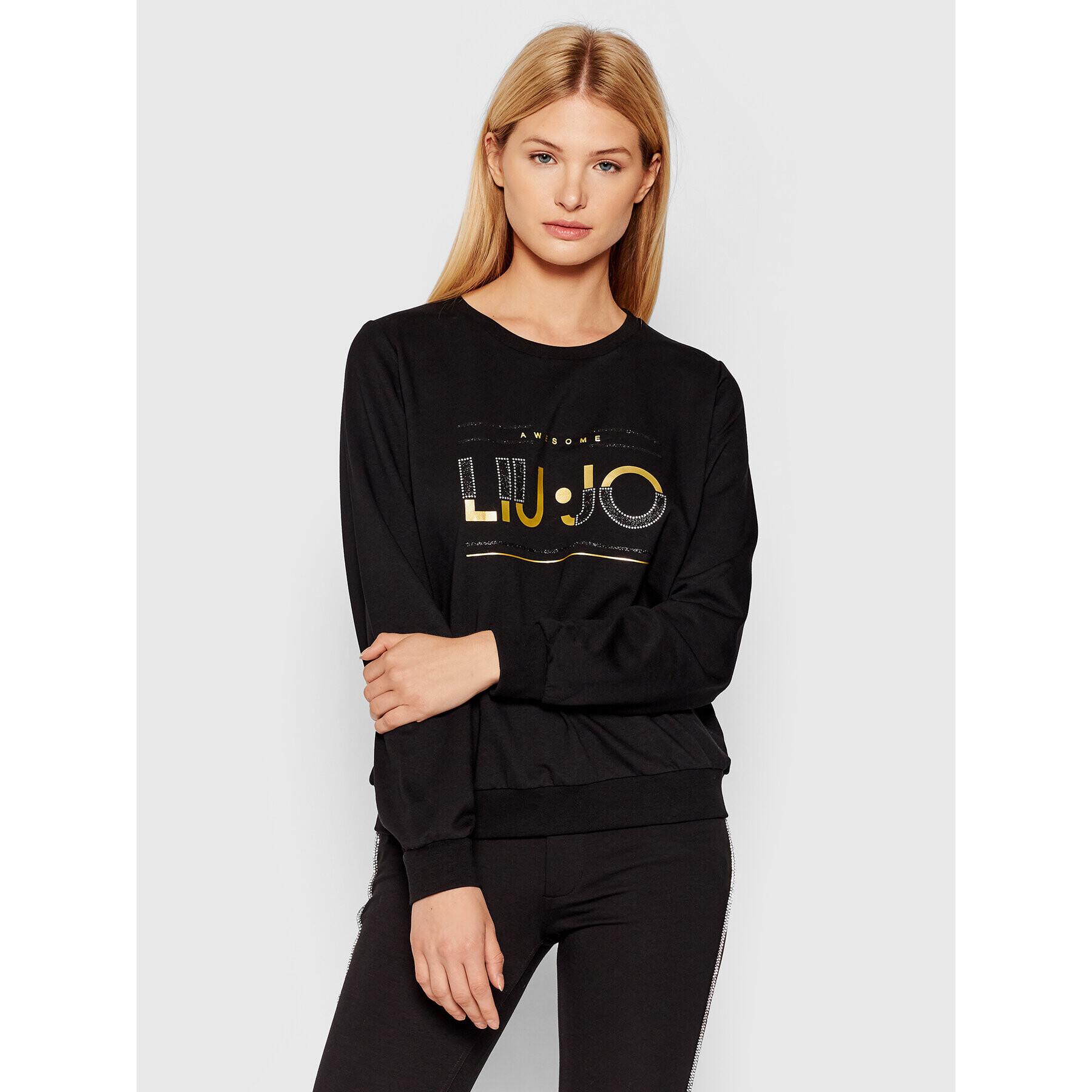 Liu Jo Sport Bluză TF1224 F0833 Negru Regular Fit - Pled.ro