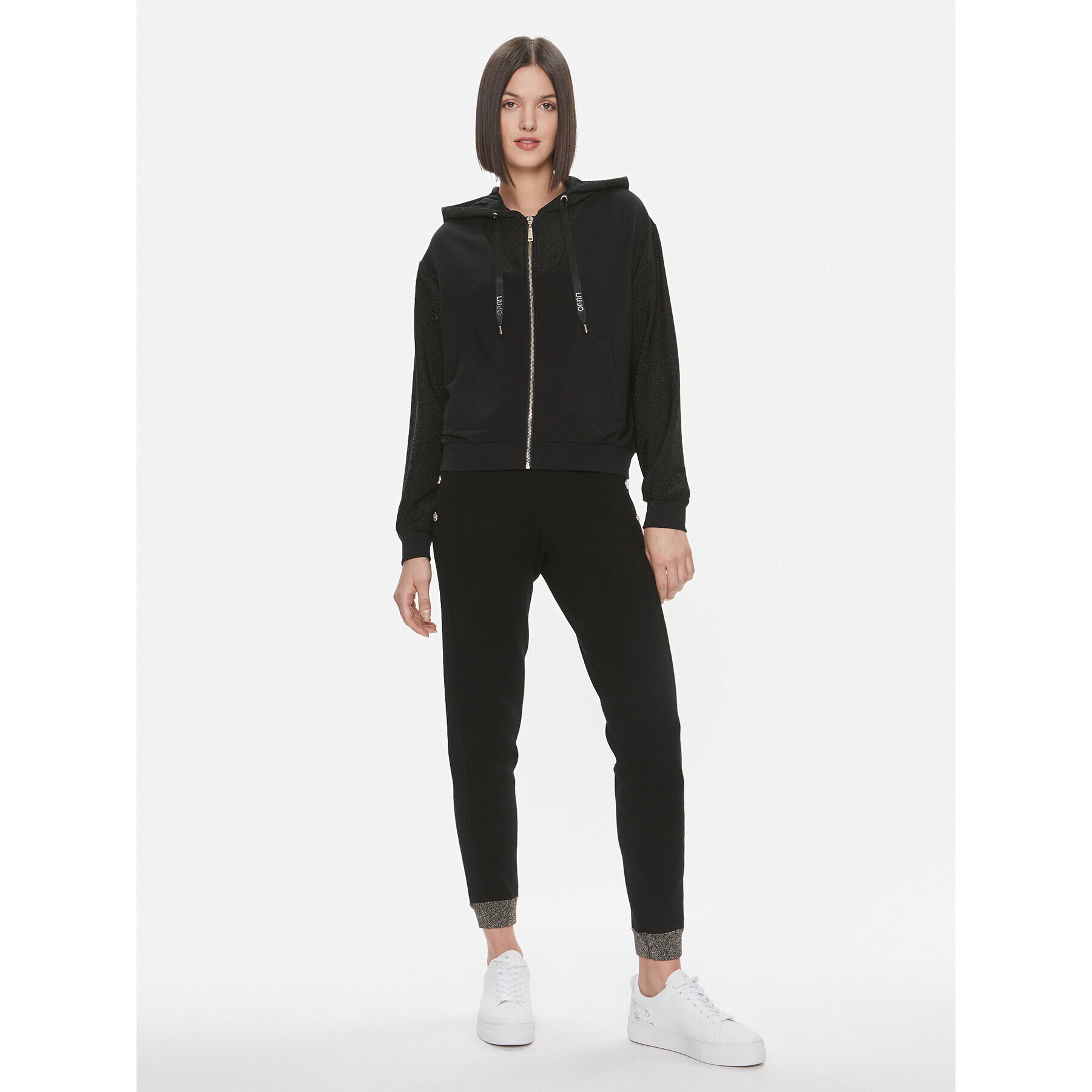 Liu Jo Sport Bluză TF3073 FS576 Negru Regular Fit - Pled.ro