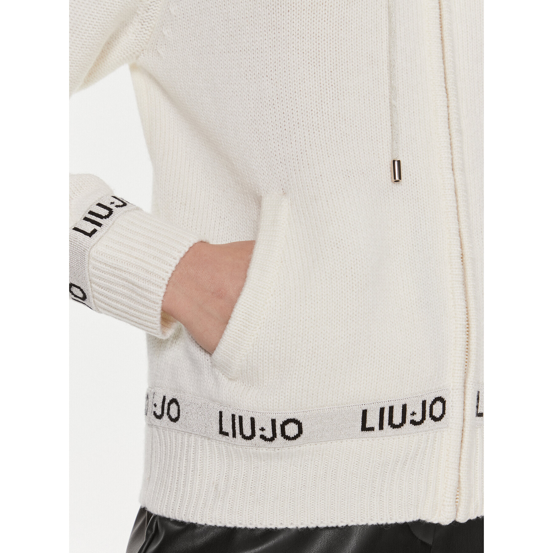 Liu Jo Sport Cardigan TF3050 MA55L Écru Regular Fit - Pled.ro