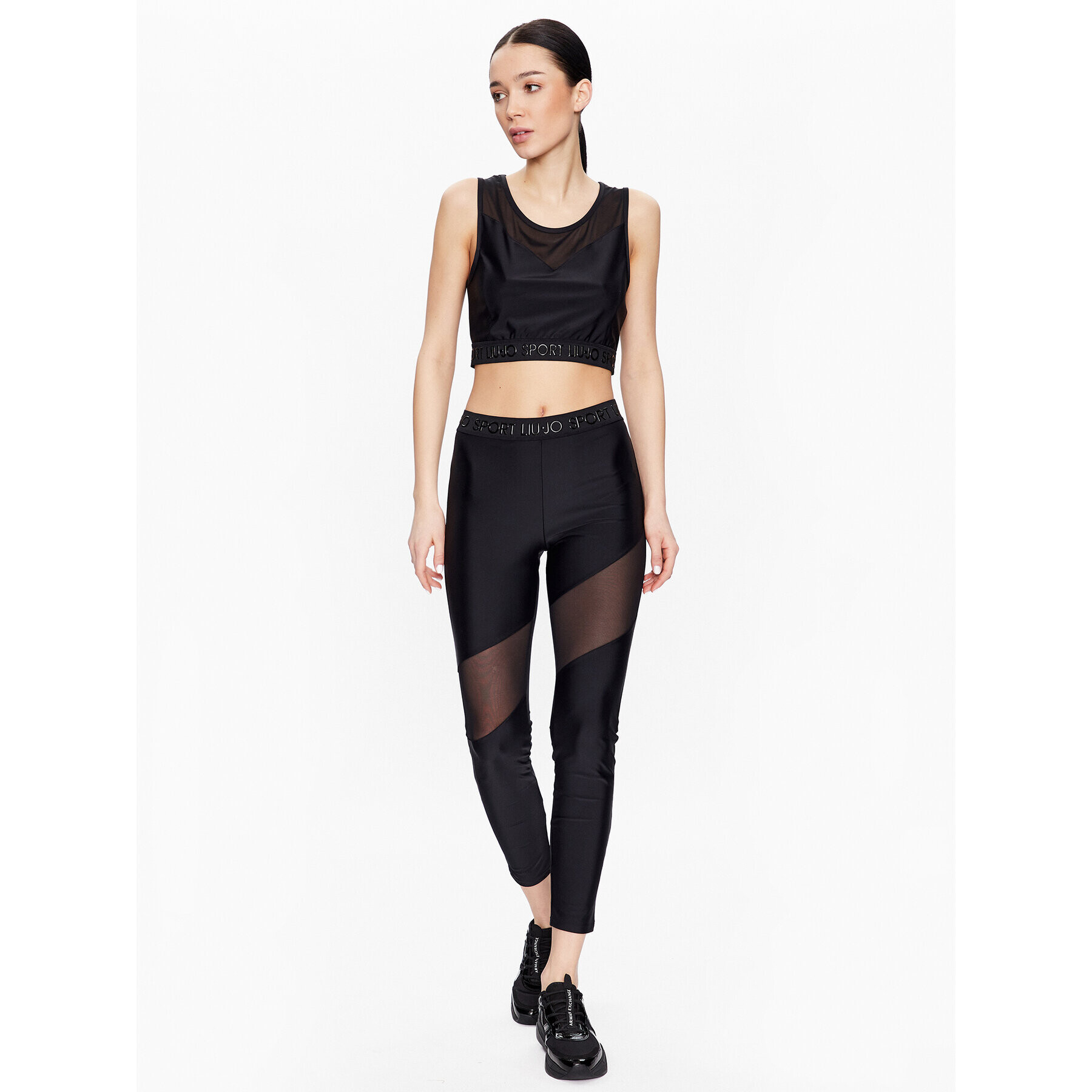 Liu Jo Sport Colanți TA3020 J7912 Negru Slim Fit - Pled.ro