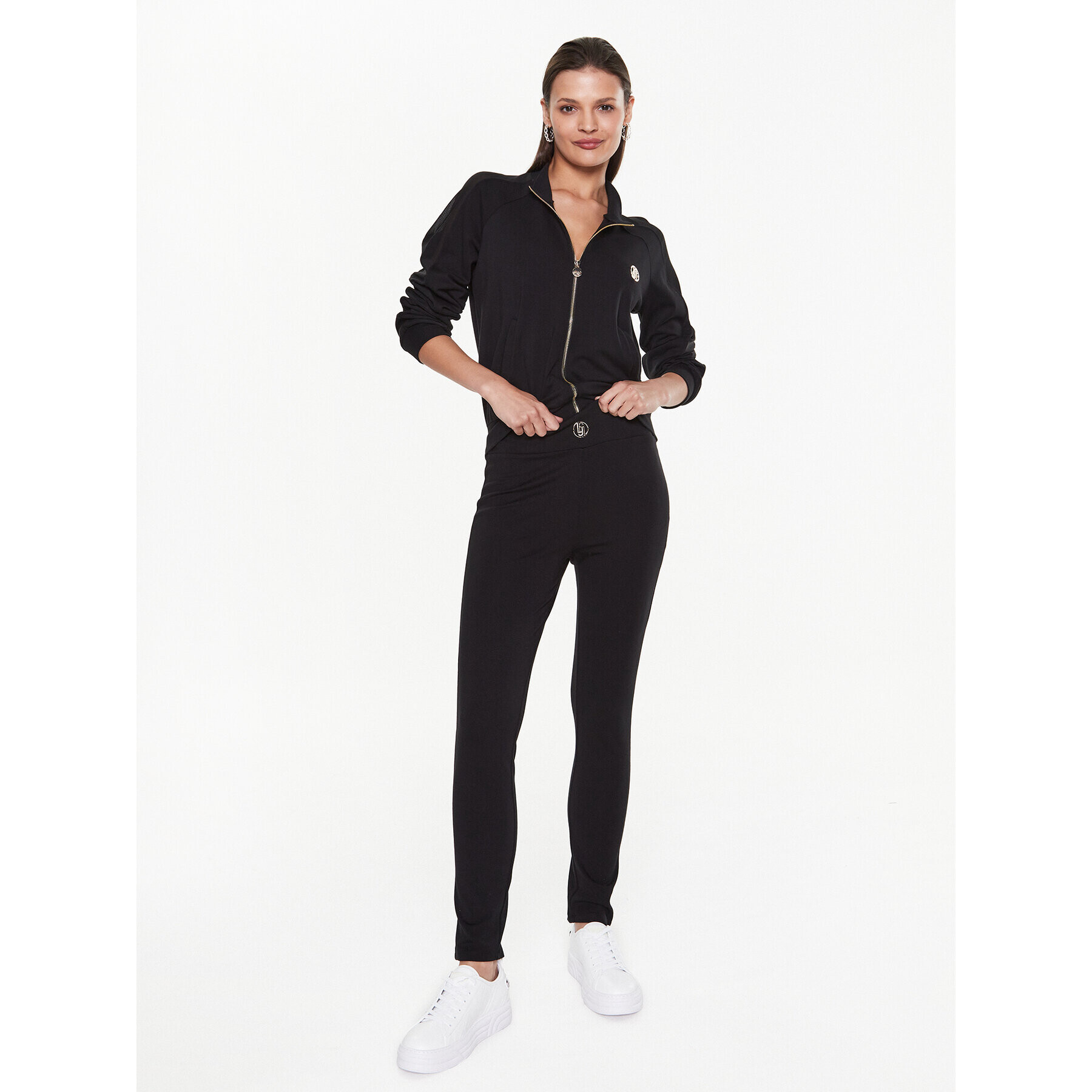 Liu Jo Sport Colanți TA3070 J6182 Negru Slim Fit - Pled.ro