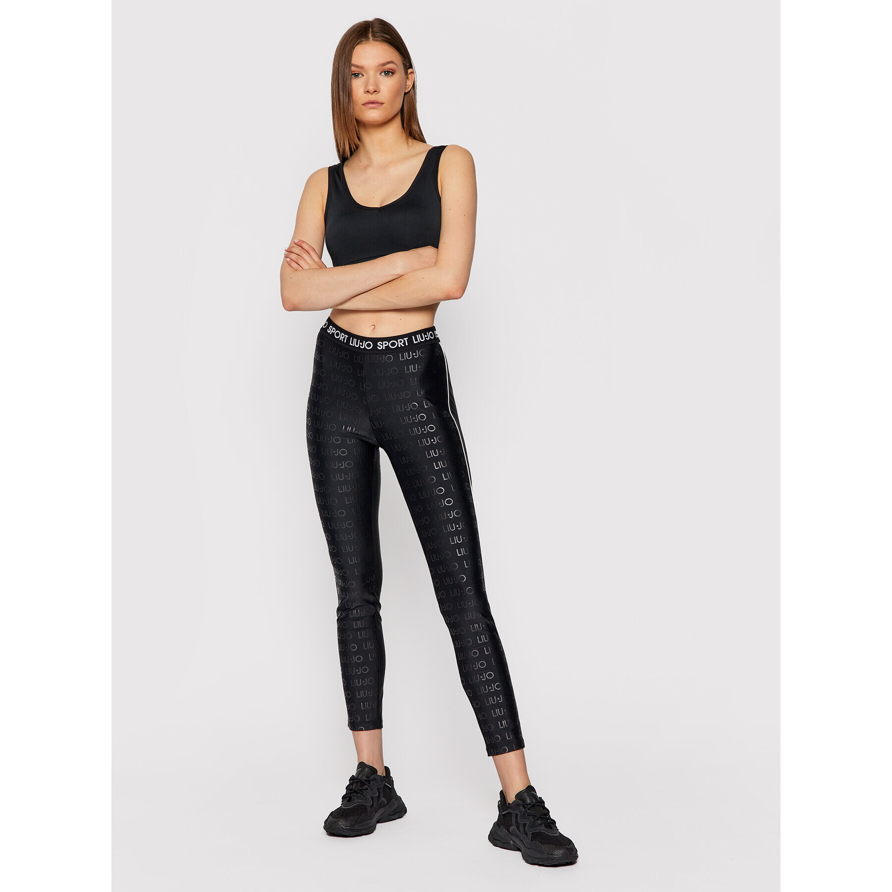 Liu Jo Sport Colanți TF1248 J7912 Negru Slim Fit - Pled.ro