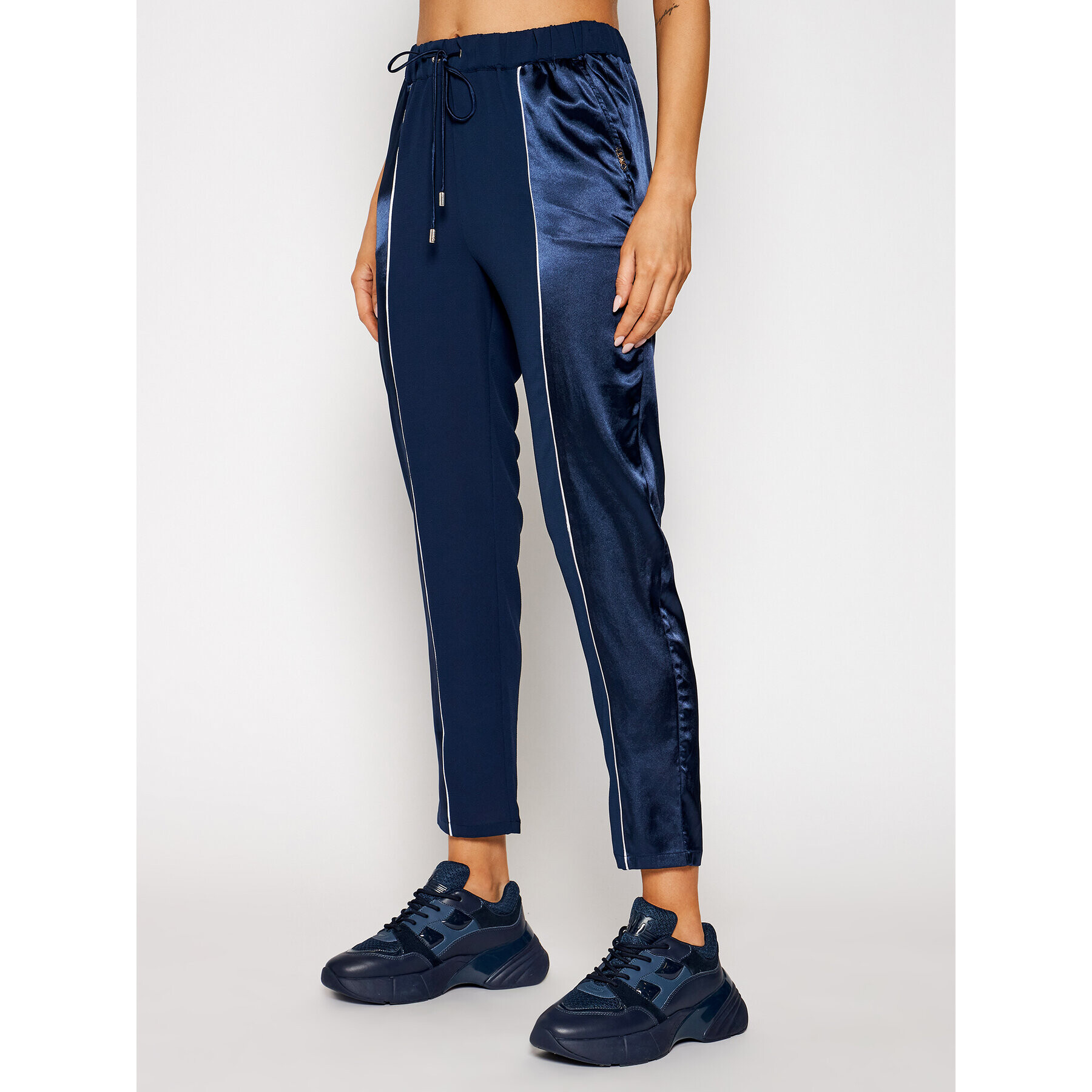 Liu Jo Sport Pantaloni din material TA1008 T8552 Bleumarin Regular Fit - Pled.ro