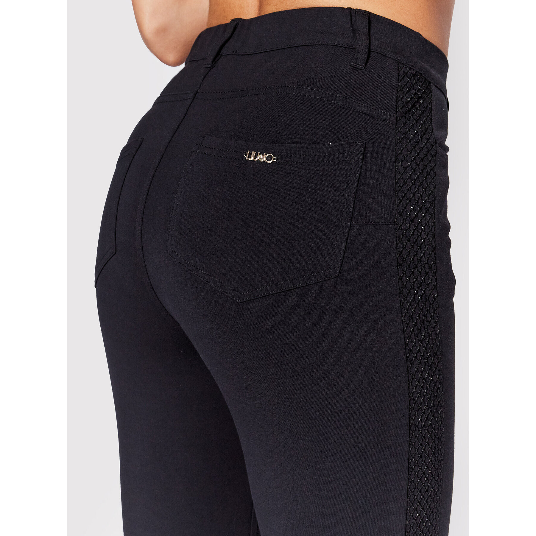 Liu Jo Sport Pantaloni din material TA2015 J6182 Negru Slim Fit - Pled.ro