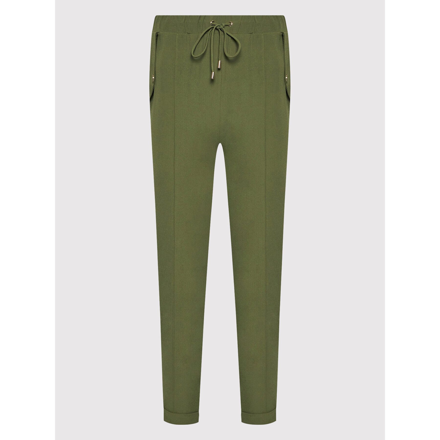 Liu Jo Sport Pantaloni din material TA2093 T8423 Verde Regular Fit - Pled.ro