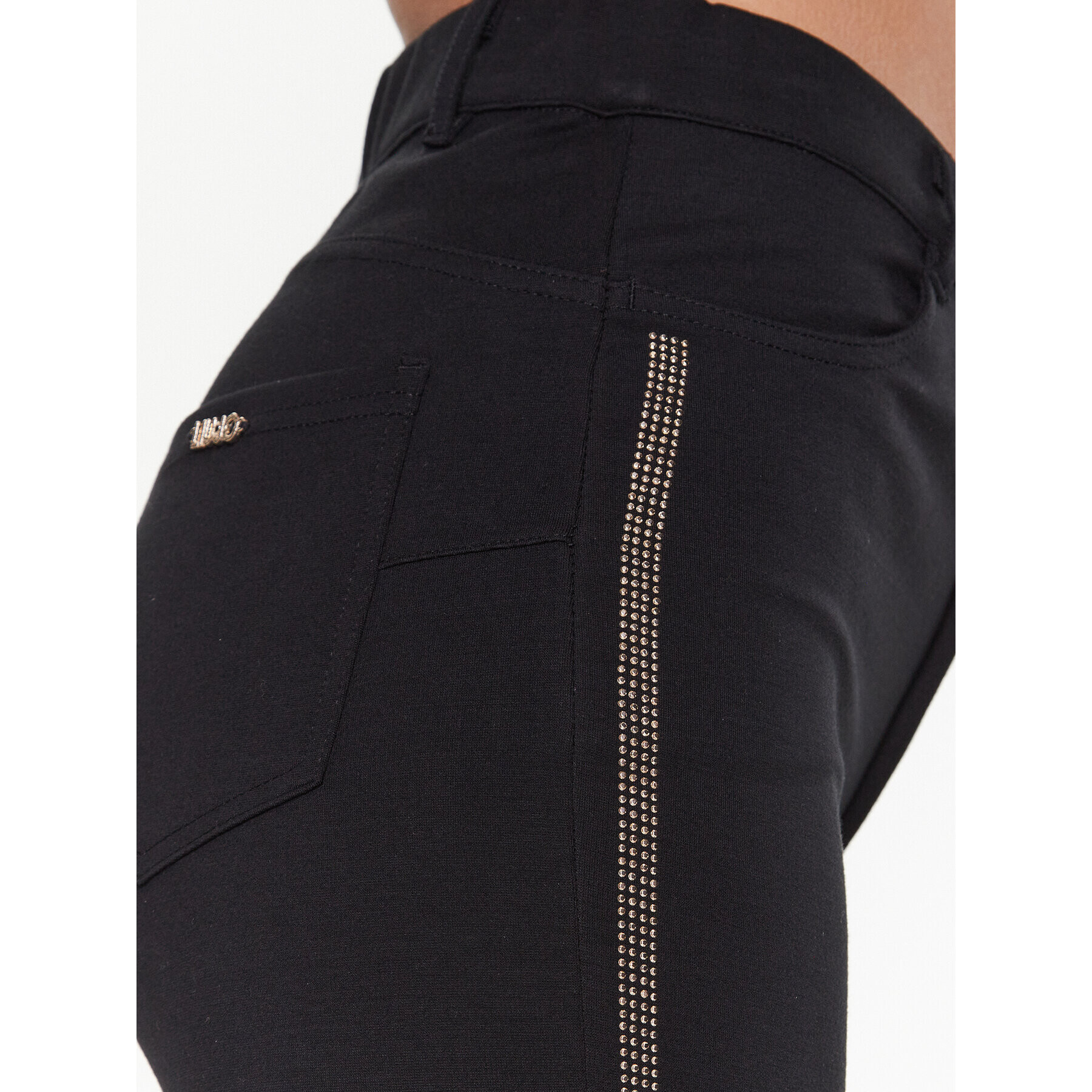 Liu Jo Sport Pantaloni din material TA3155 J6182 Negru Slim Fit - Pled.ro