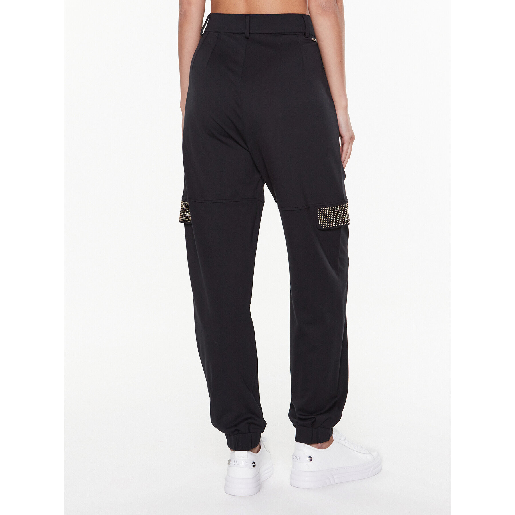 Liu Jo Sport Pantaloni din material TA3156 J5942 Negru Regular Fit - Pled.ro