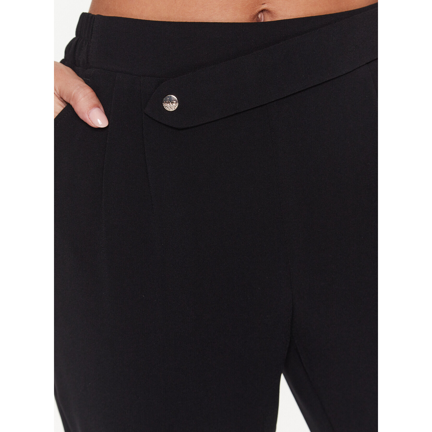 Liu Jo Sport Pantaloni din material TA3192 TS423 Negru Regular Fit - Pled.ro