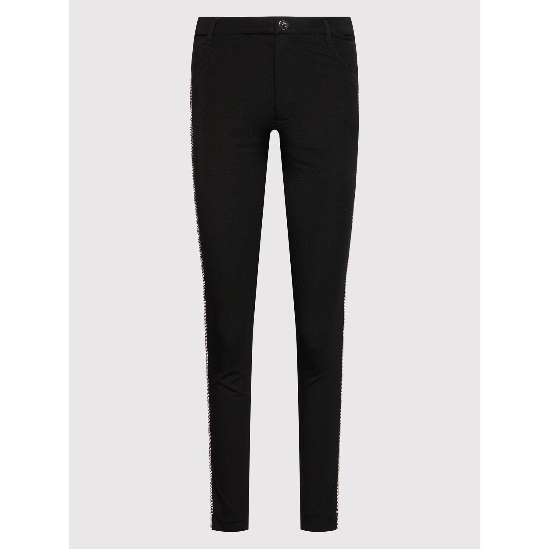 Liu Jo Sport Pantaloni din material TF1004 J6182 Negru Slim Fit - Pled.ro