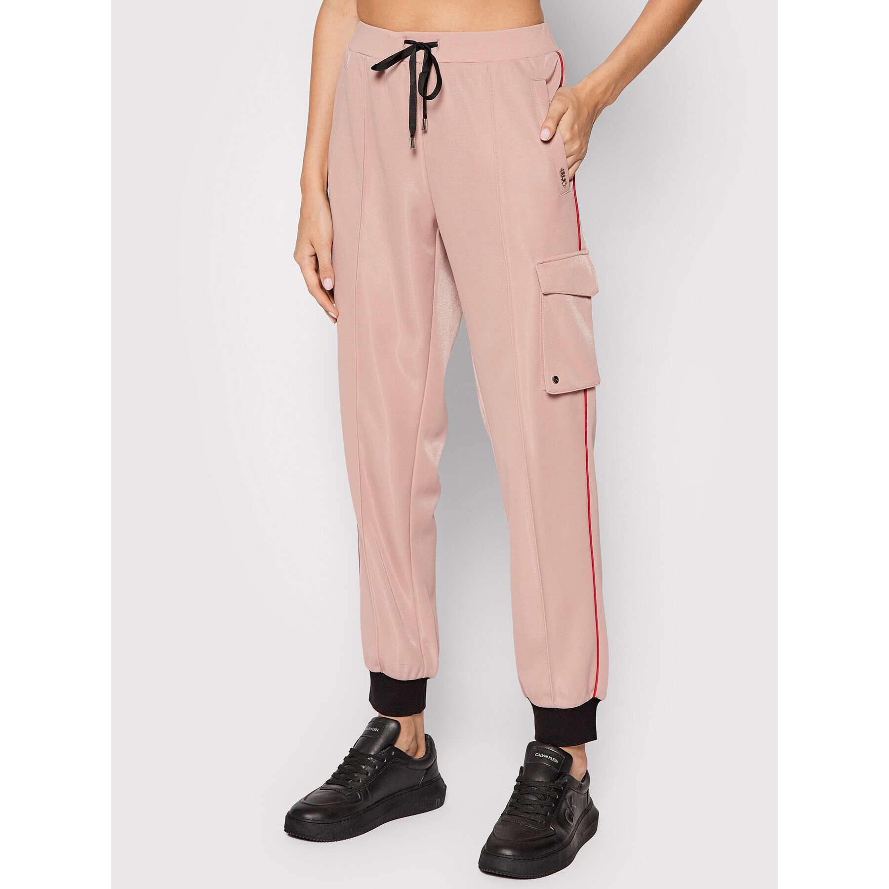 Liu Jo Sport Pantaloni din material TF1058 J6241 Roz Regular Fit - Pled.ro